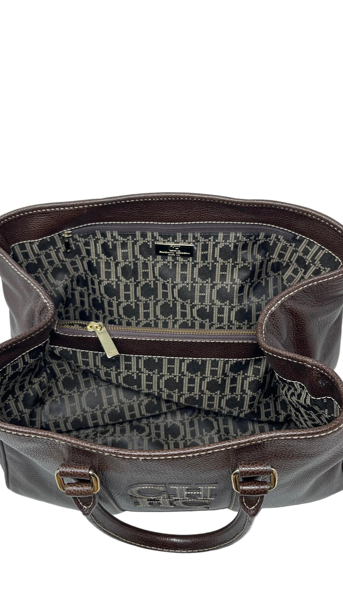 Carolina Herrera Preloved Tote Brown