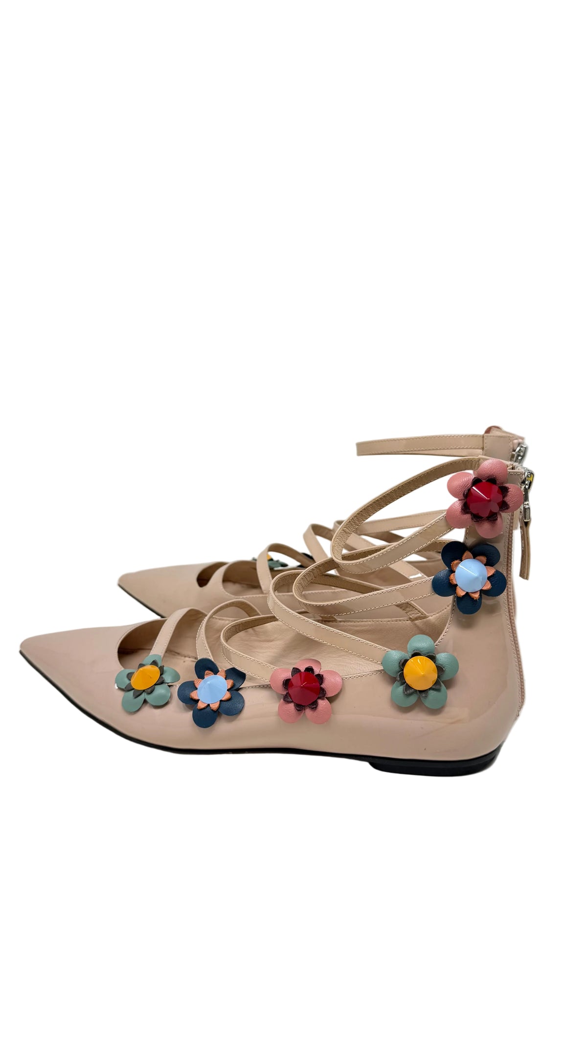 Fendi PRE OWNED Flats Flowers