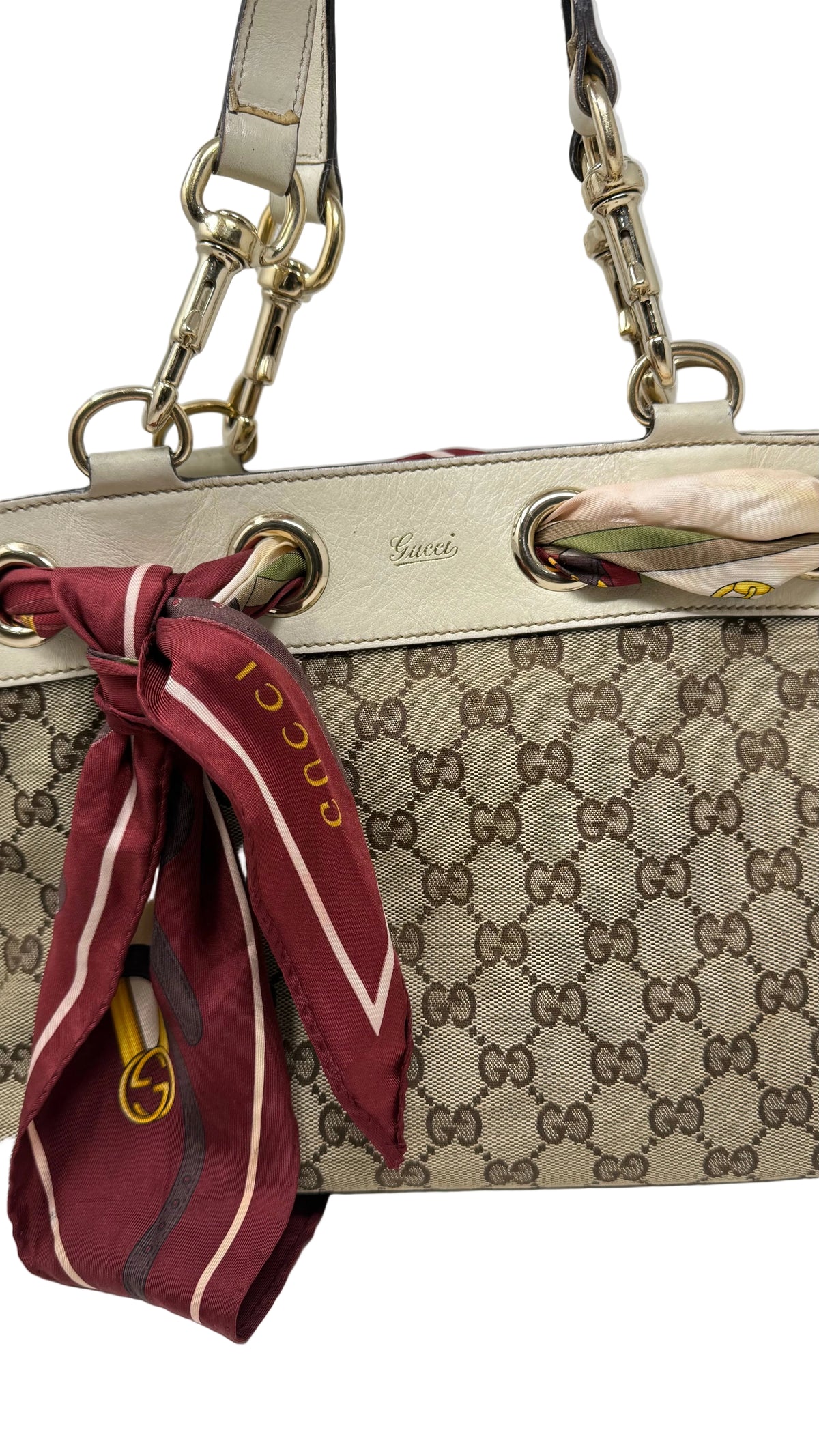 Gucci PRE OWNED Positano GG Monogram Tote Bag