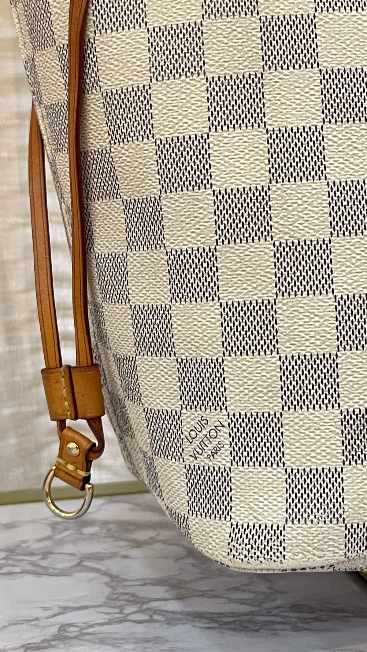 Louis Vuitton Neverfull MM Damier Azur PRE OWNED