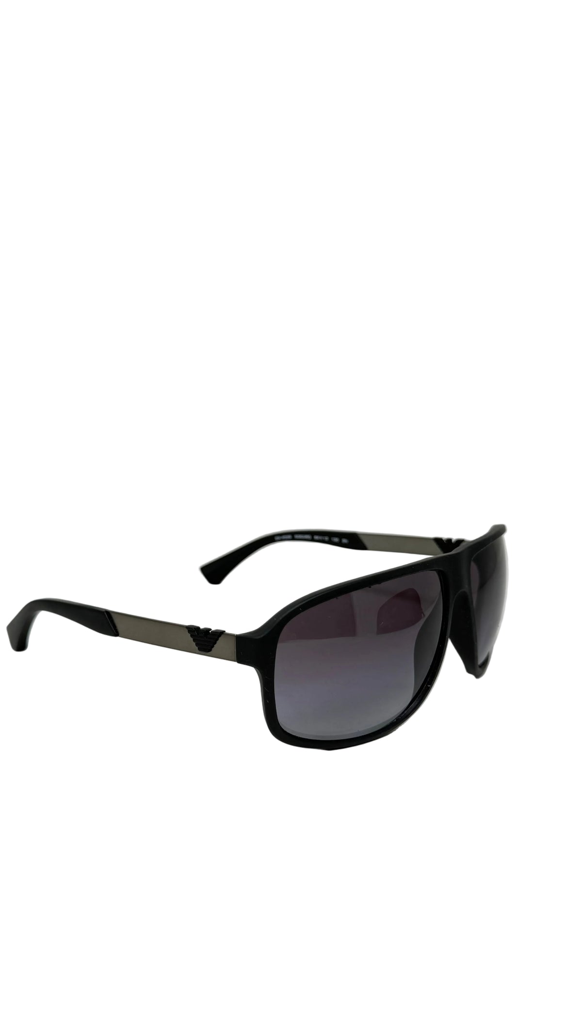 Emporio Armani PRE OWNED EA4029 Navigator Sunglasses Black