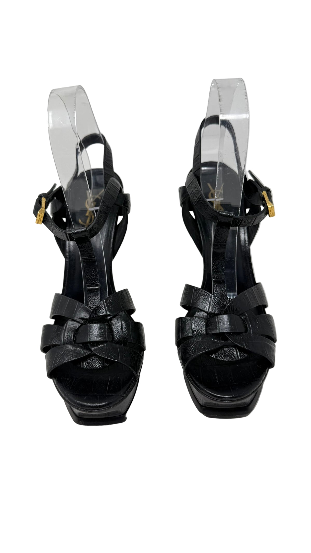 Yves Saint Laurent PRE OWNED Platform Sandal Black