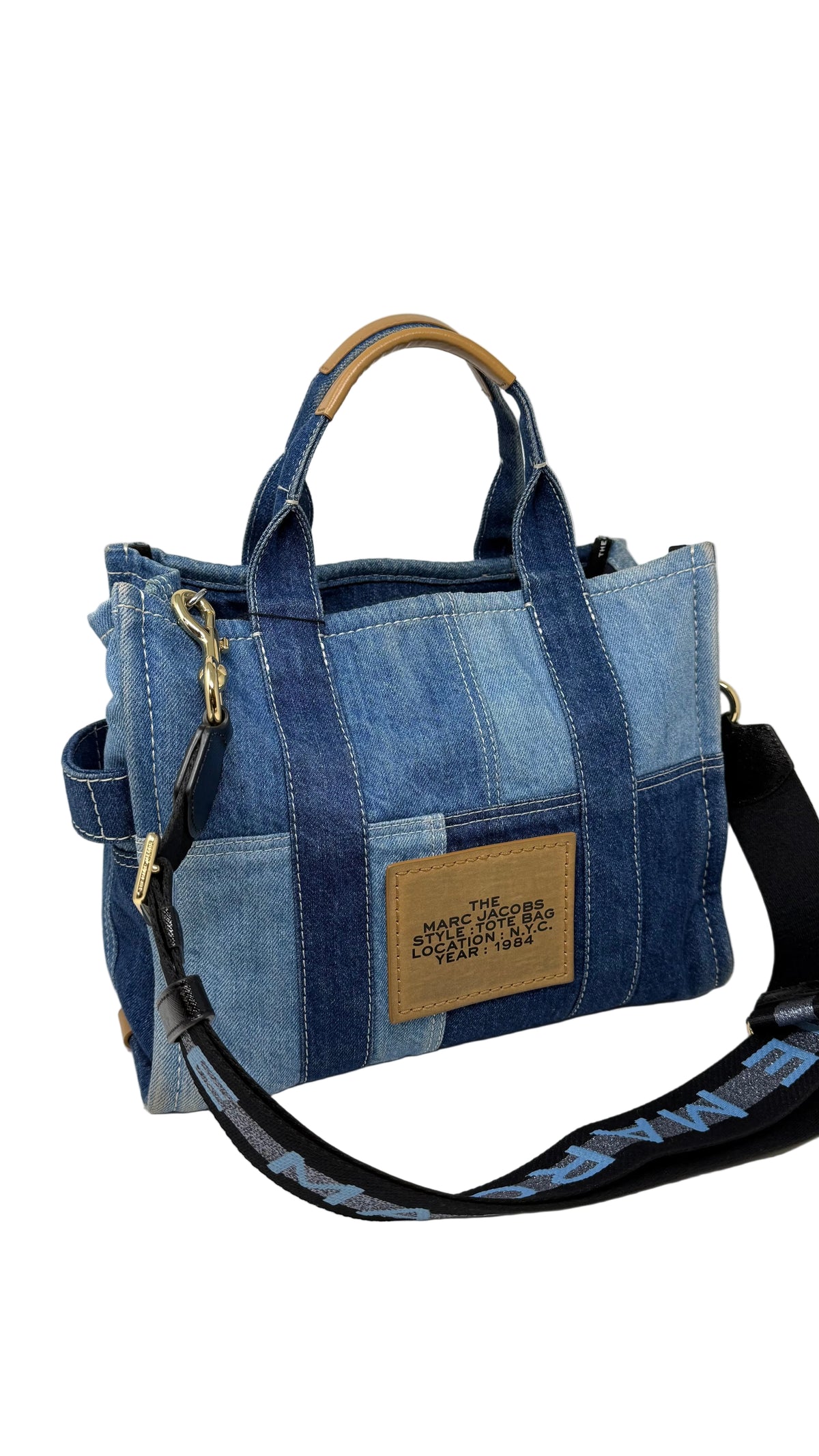 Marc Jacobs Denim Top Handle Bag PRE OWNED
