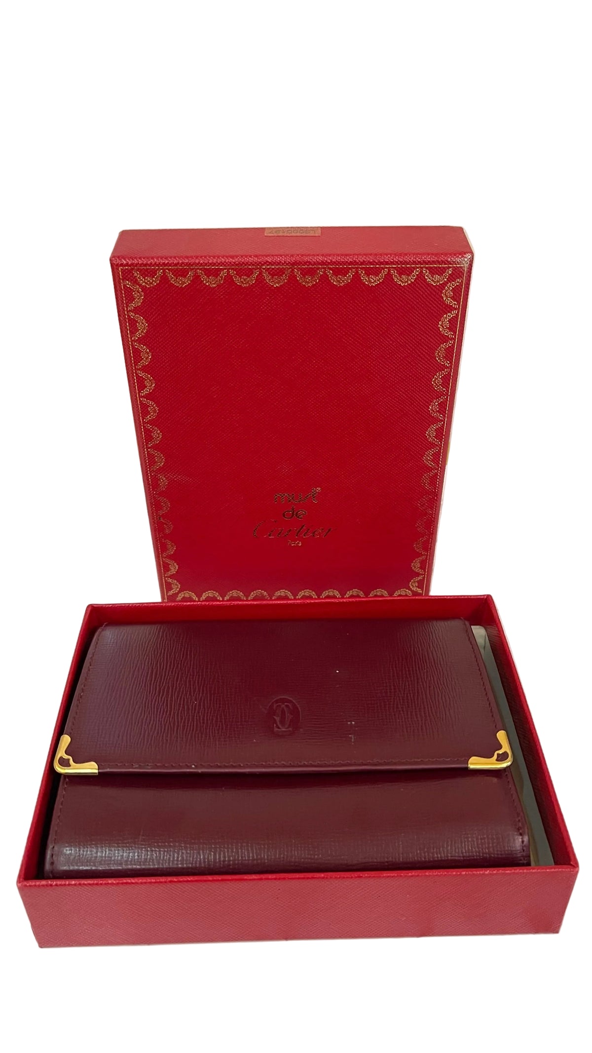 Cartier PRE OWNED Wallet Burdeos