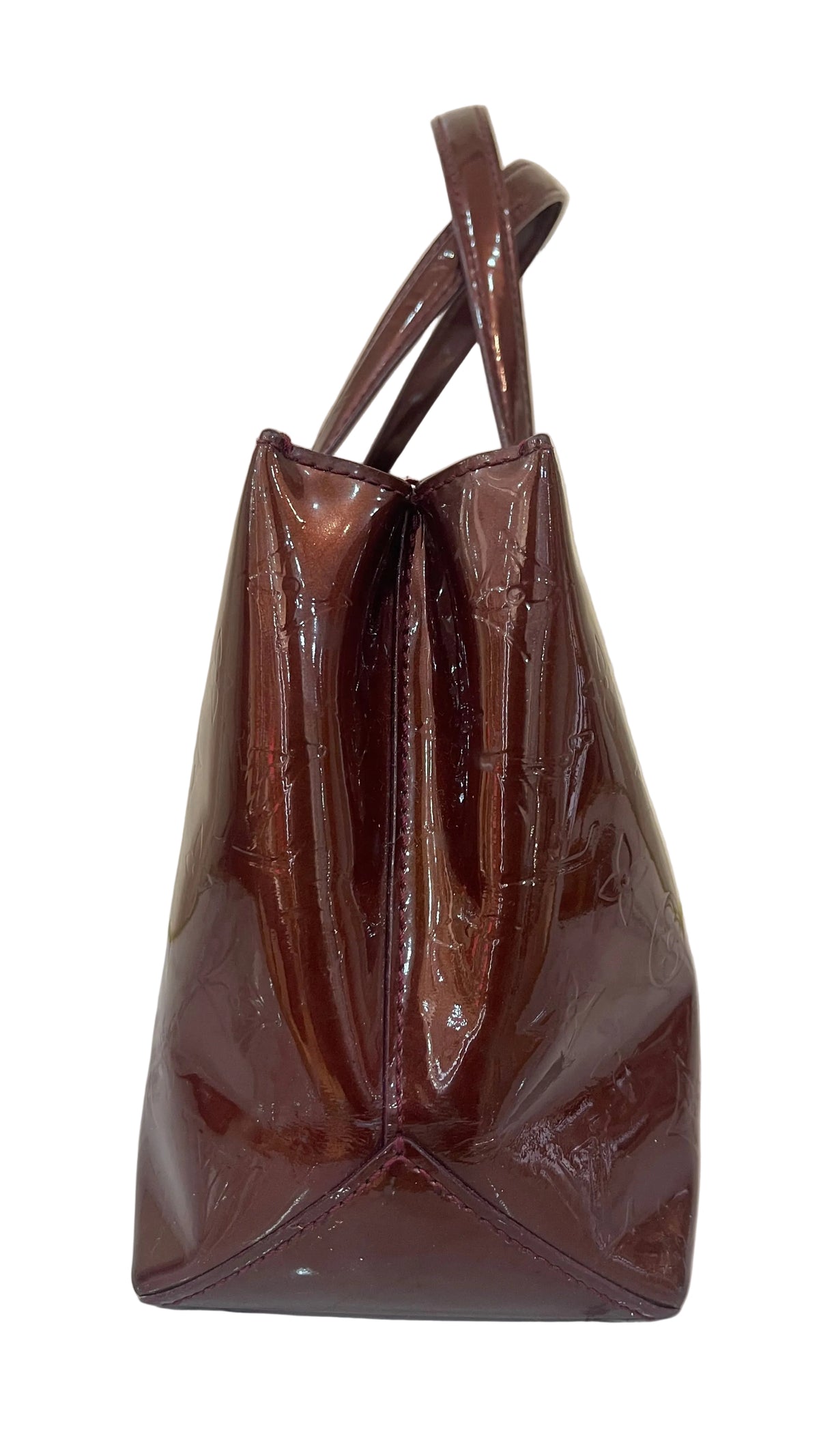 Louis Vuitton PRE OWNED Vernis Wilshire MM Amarant Tote