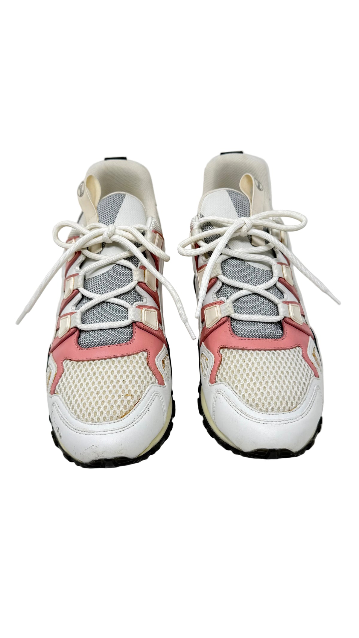 Louis Vuitton PRE OWNED Run Away Sneaker Pink & White