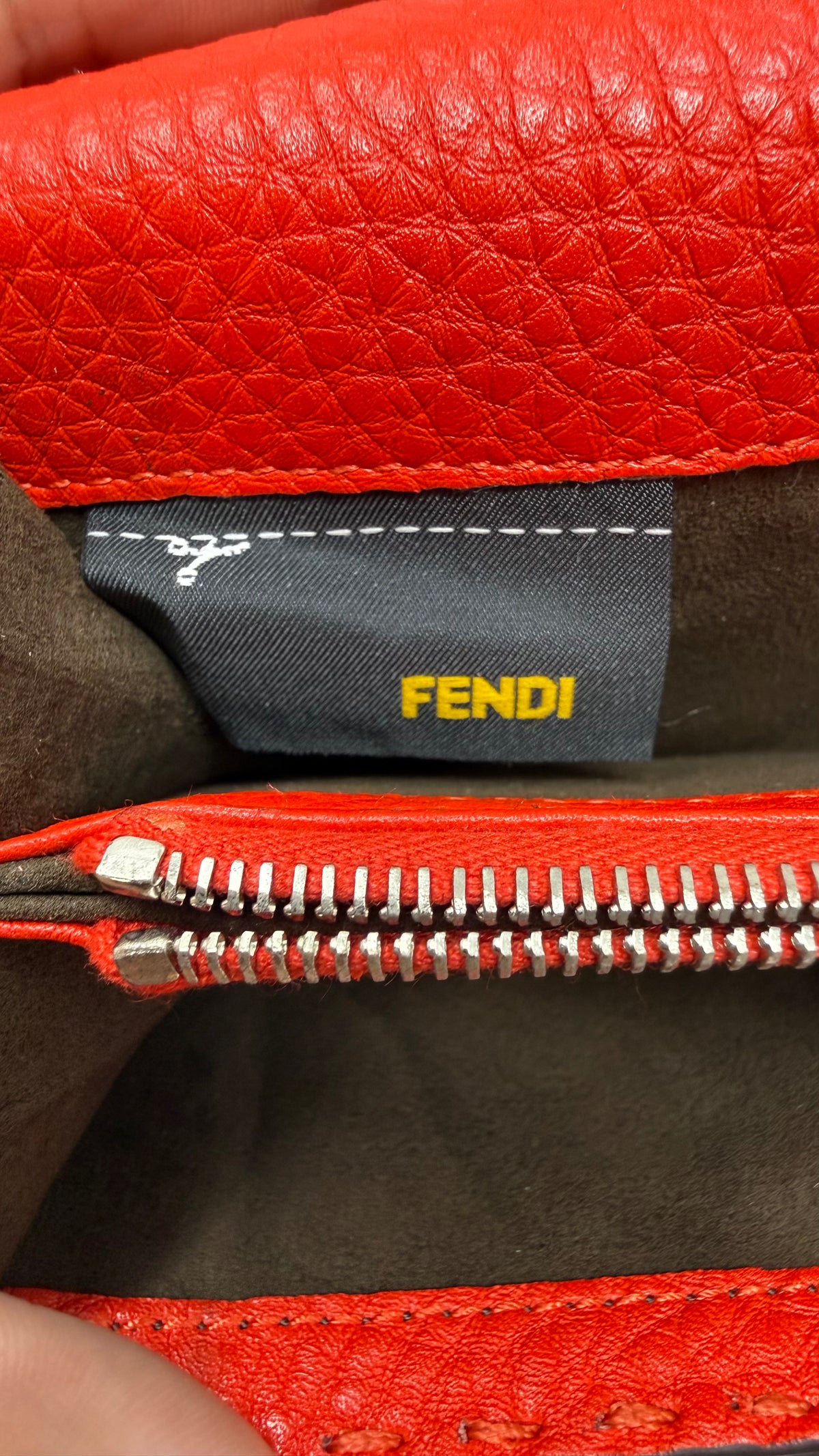 Fendi Peekaboo PRE OWNED Wallet / Monedero Rojo