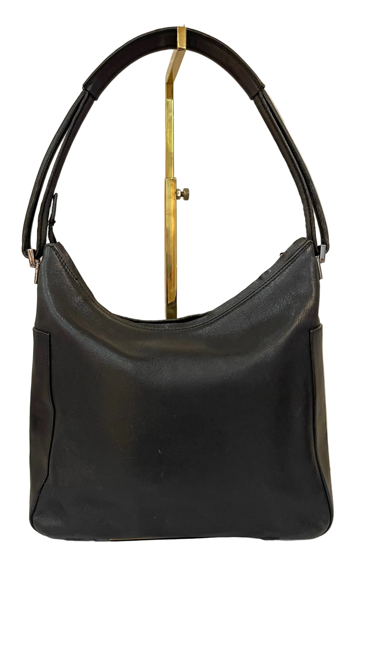 Gucci Hobo Bag Cuero Negro | Pre-Owned