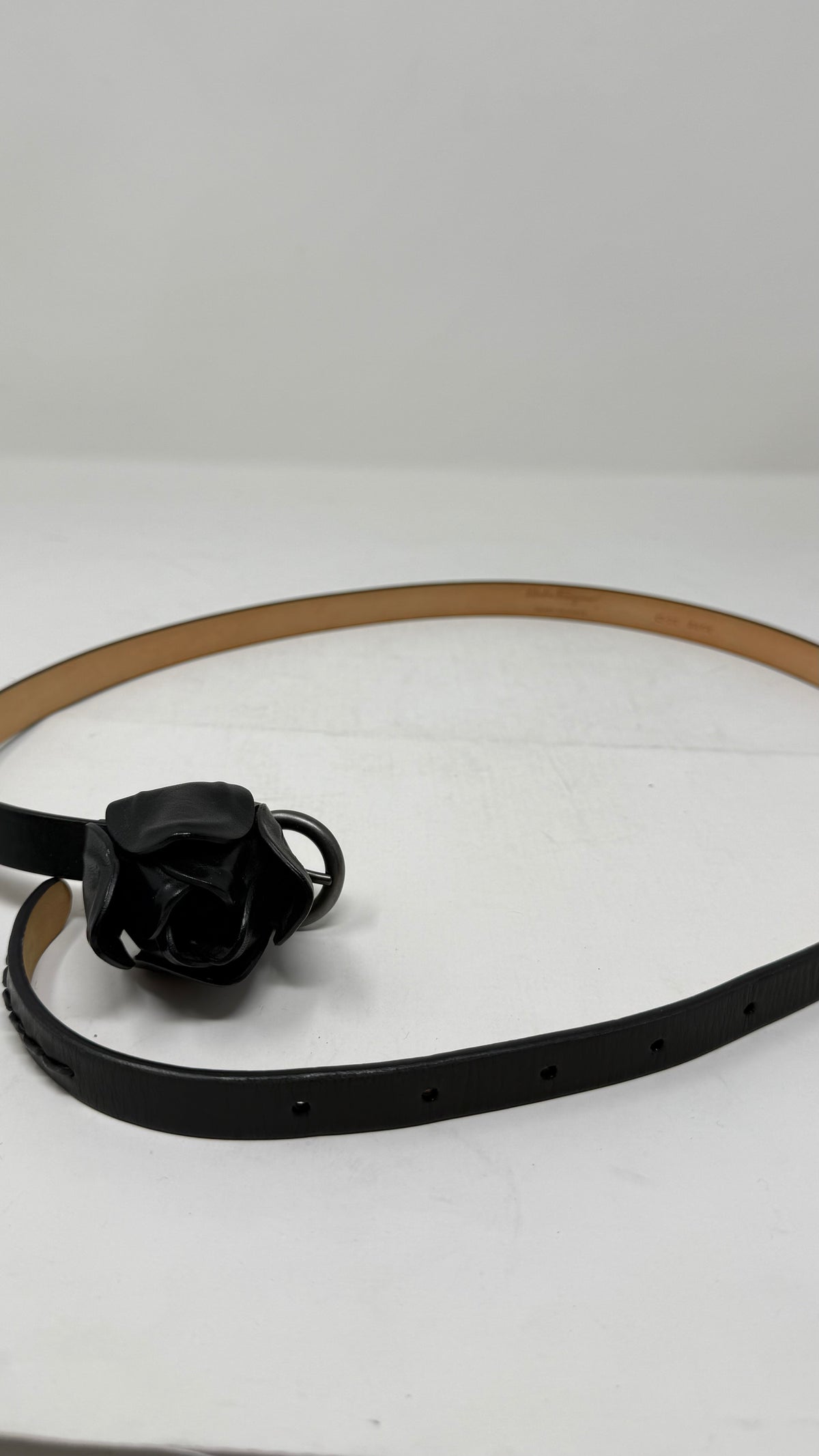 Salvatore Ferragamo PRE OWNED Cinturon de Rosa Negra