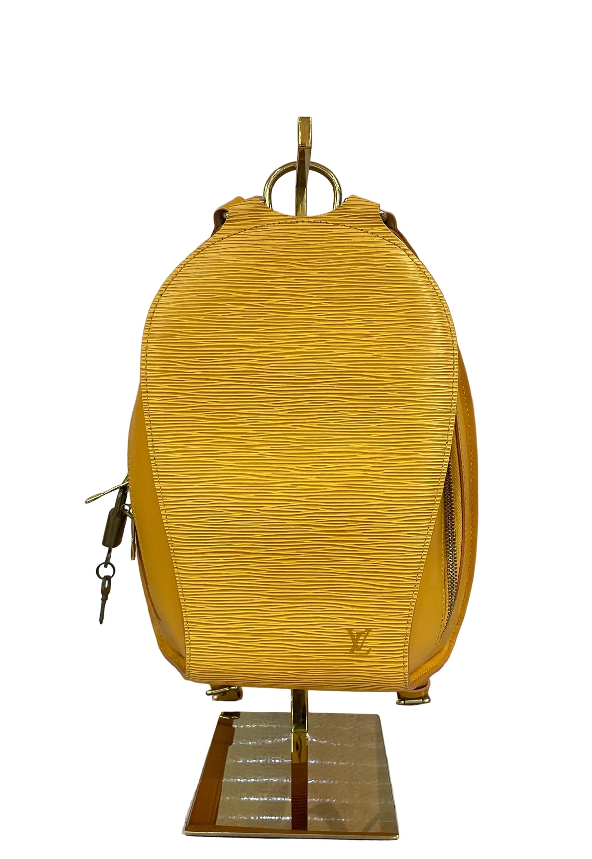 Louis Vuitton Mabillon Backpack Epi Leather Tassil Yellow PRE OWNED