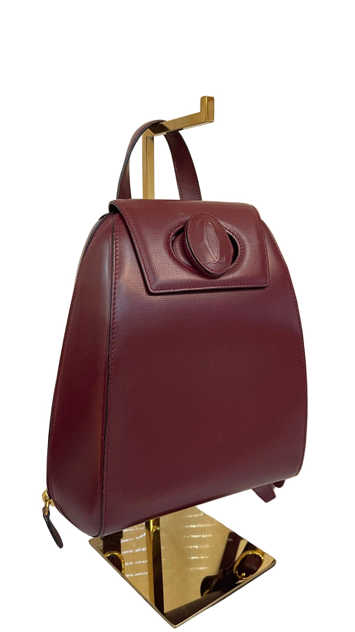 Cartier Must de Cartier PRE OWNED Mini Backpack – Vintage Burgundy