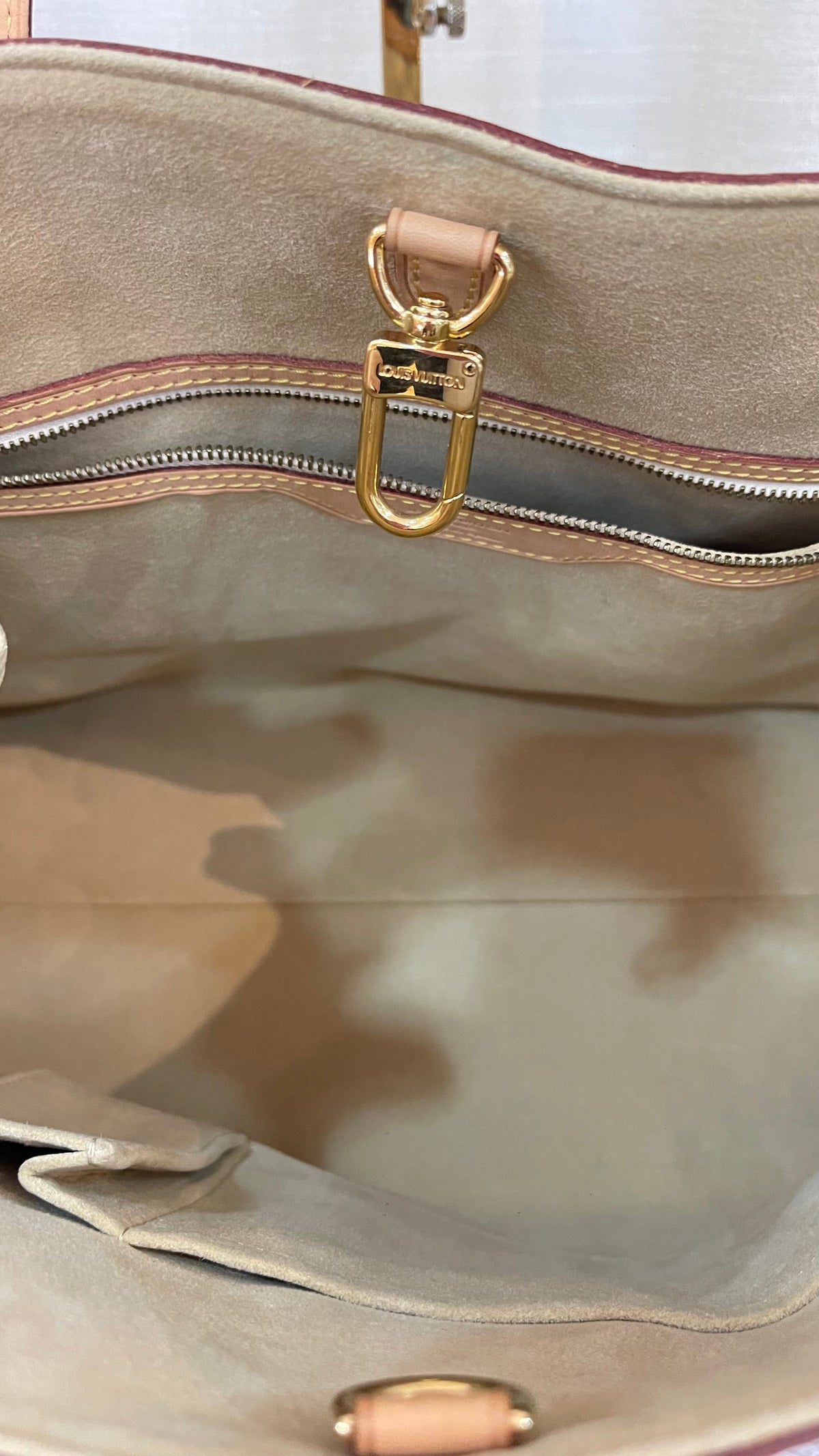 Louis Vuitton PREOWNED Hampstead GM Damier Azur Canvas