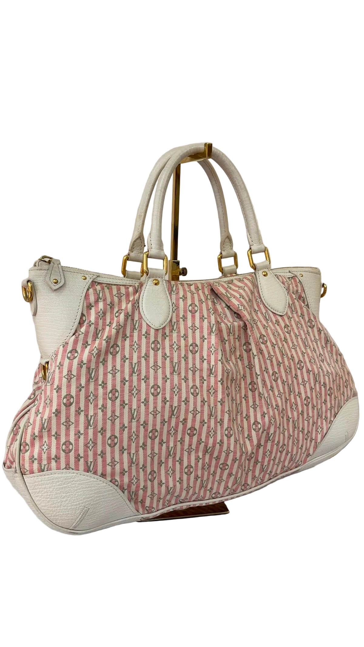 Louis Vuitton PRE OWNED Mini Lin Croisette Marine GM