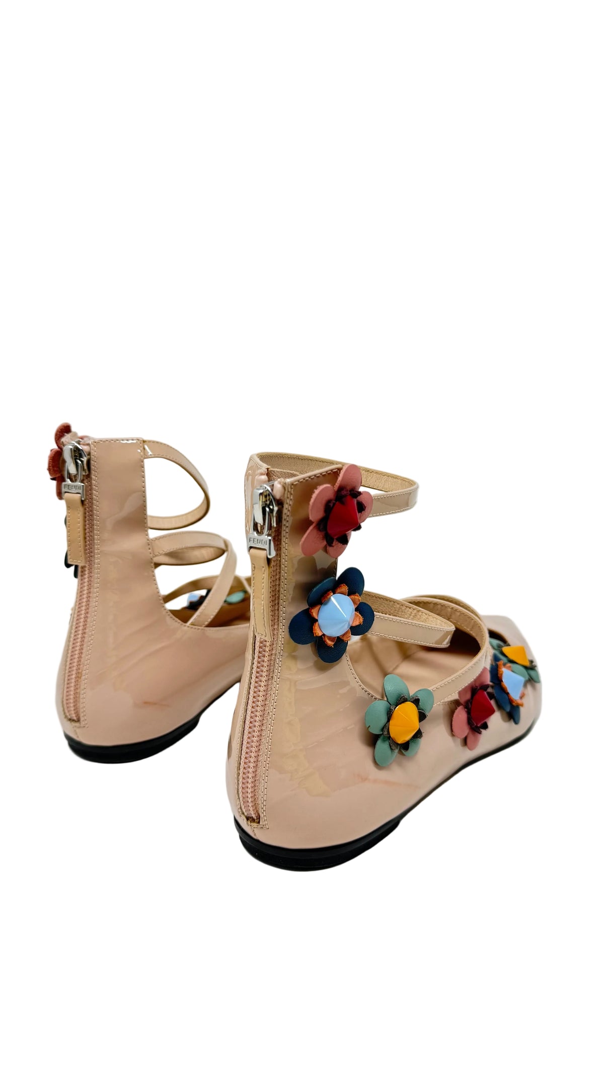 Fendi PRE OWNED Flats Flowers