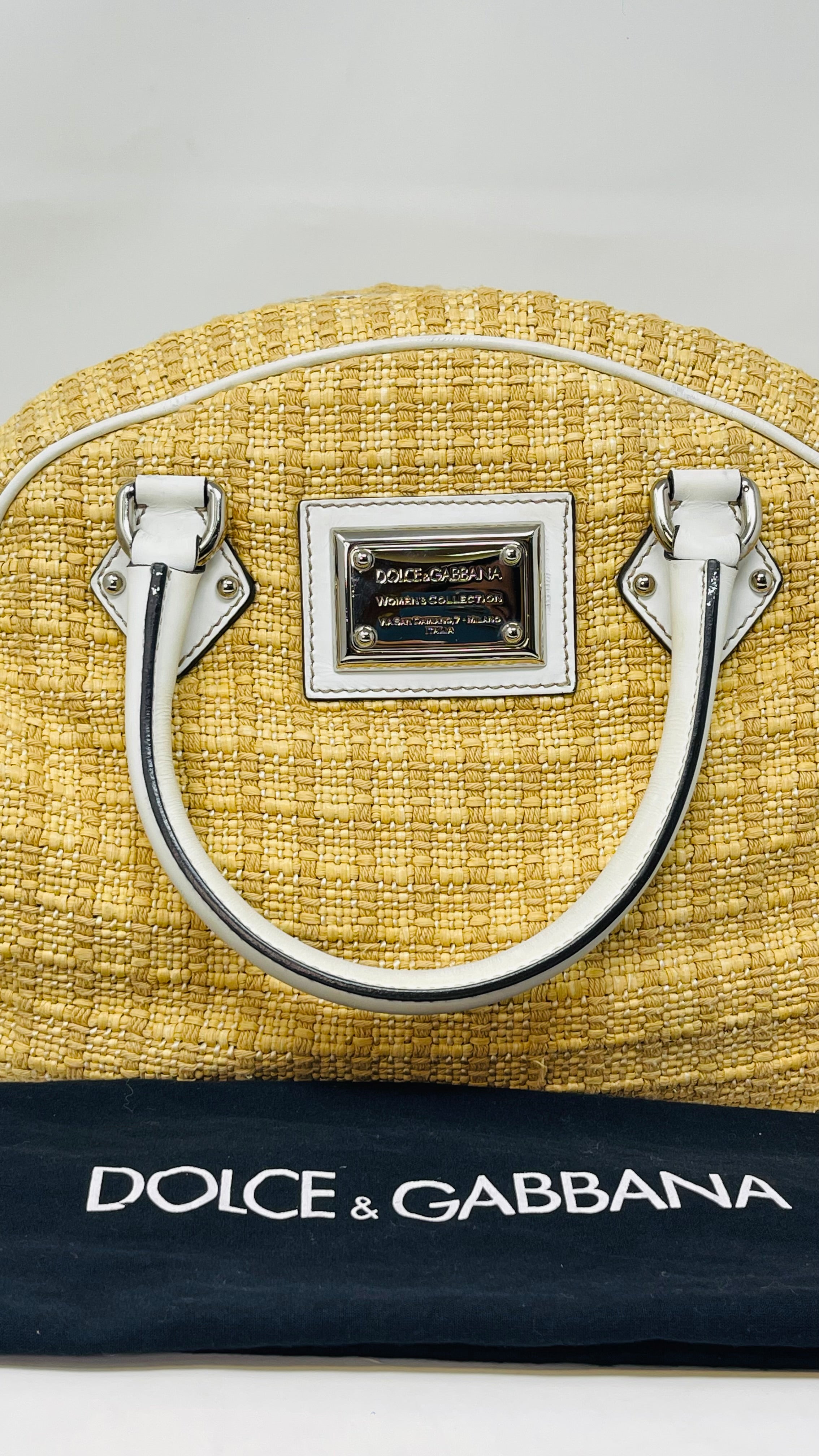 Dolce & Gabbiana Raphia Bag