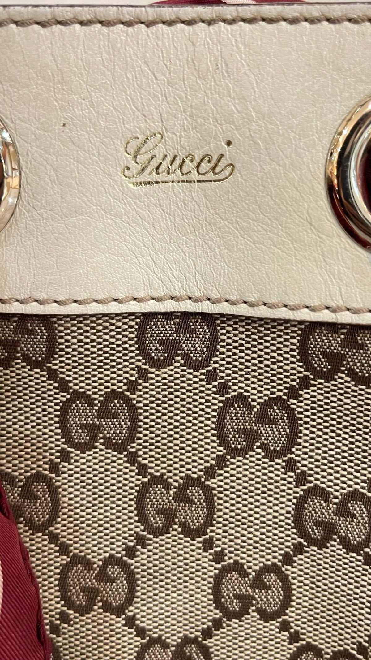Gucci PRE OWNED Positano GG Monogram Tote Bag