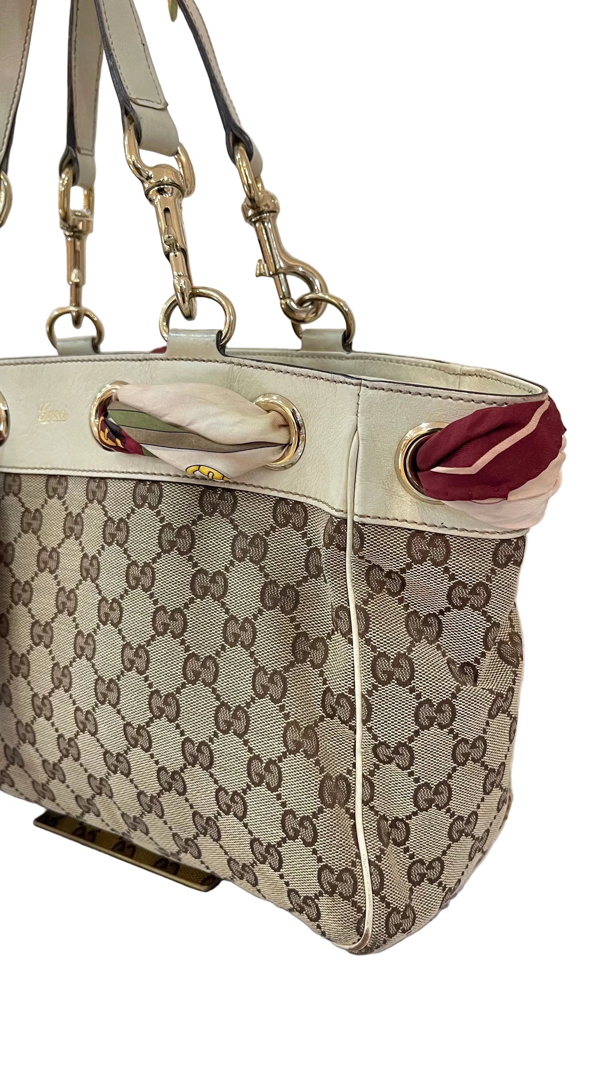 Gucci PRE OWNED Positano GG Monogram Tote Bag