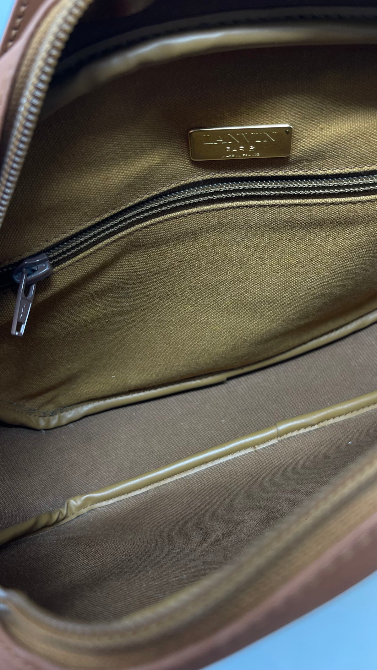 Lanvin Paris Vintage Crossbody Flap Bag PRE OWNED