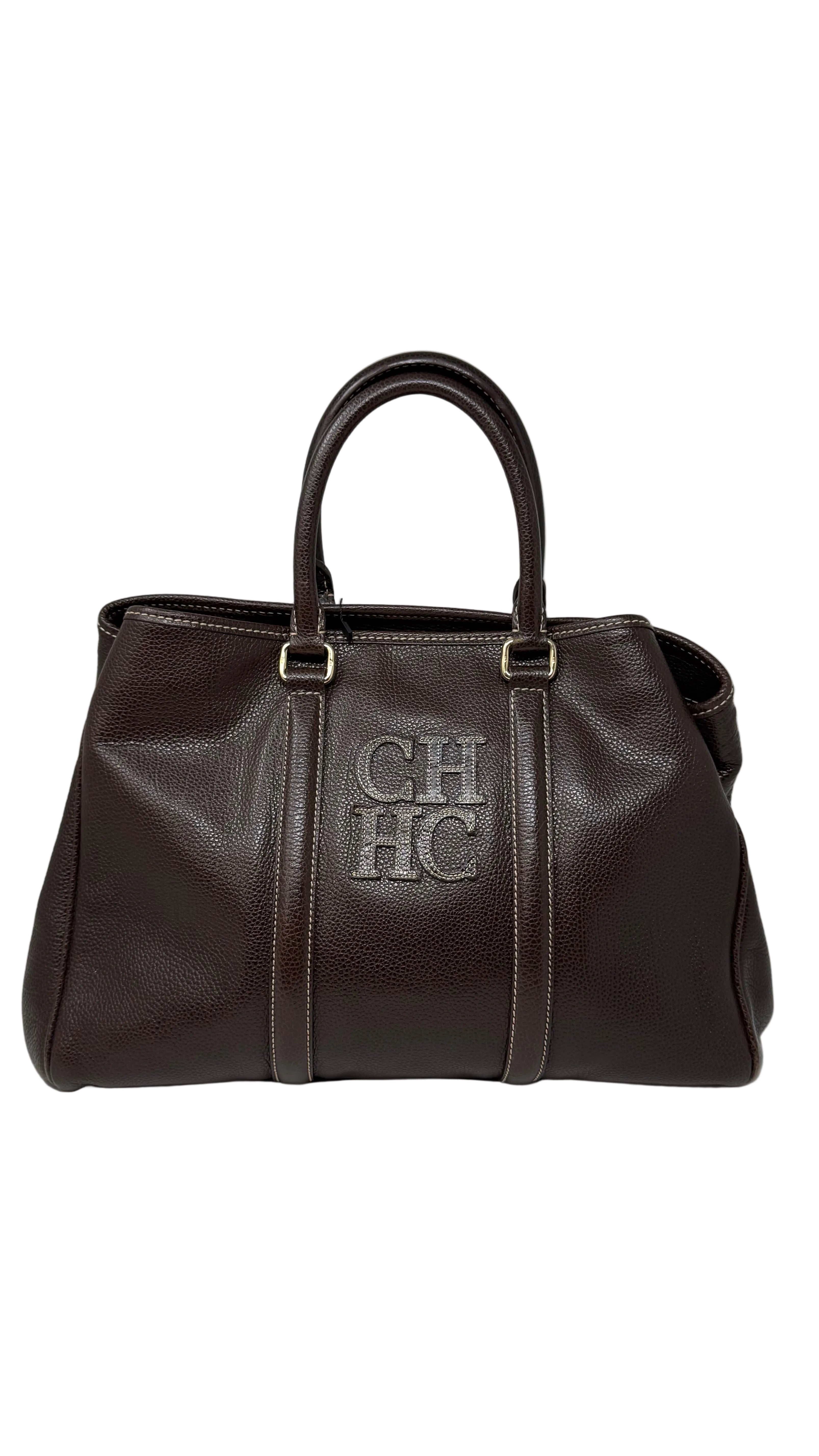 Carolina Herrera Preloved Tote Brown