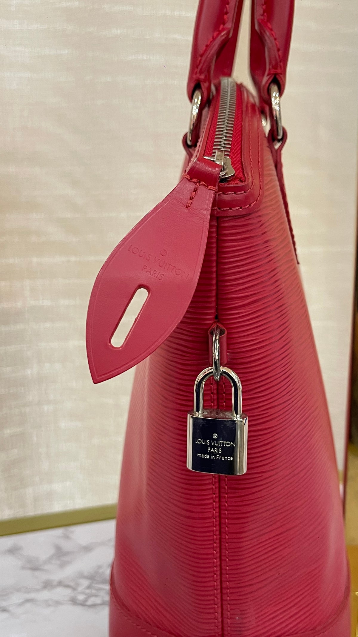Louis Vuitton Preloved Epi Leather Lockit