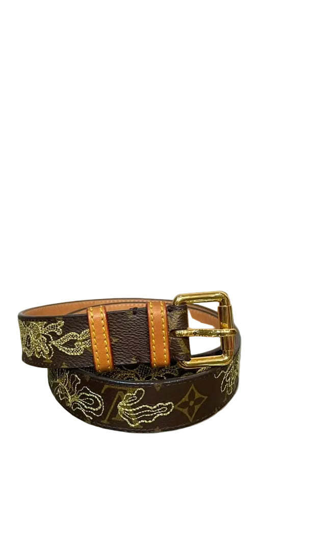 Louis Vuitton PRE OWNED Monogram Dentelle Belt