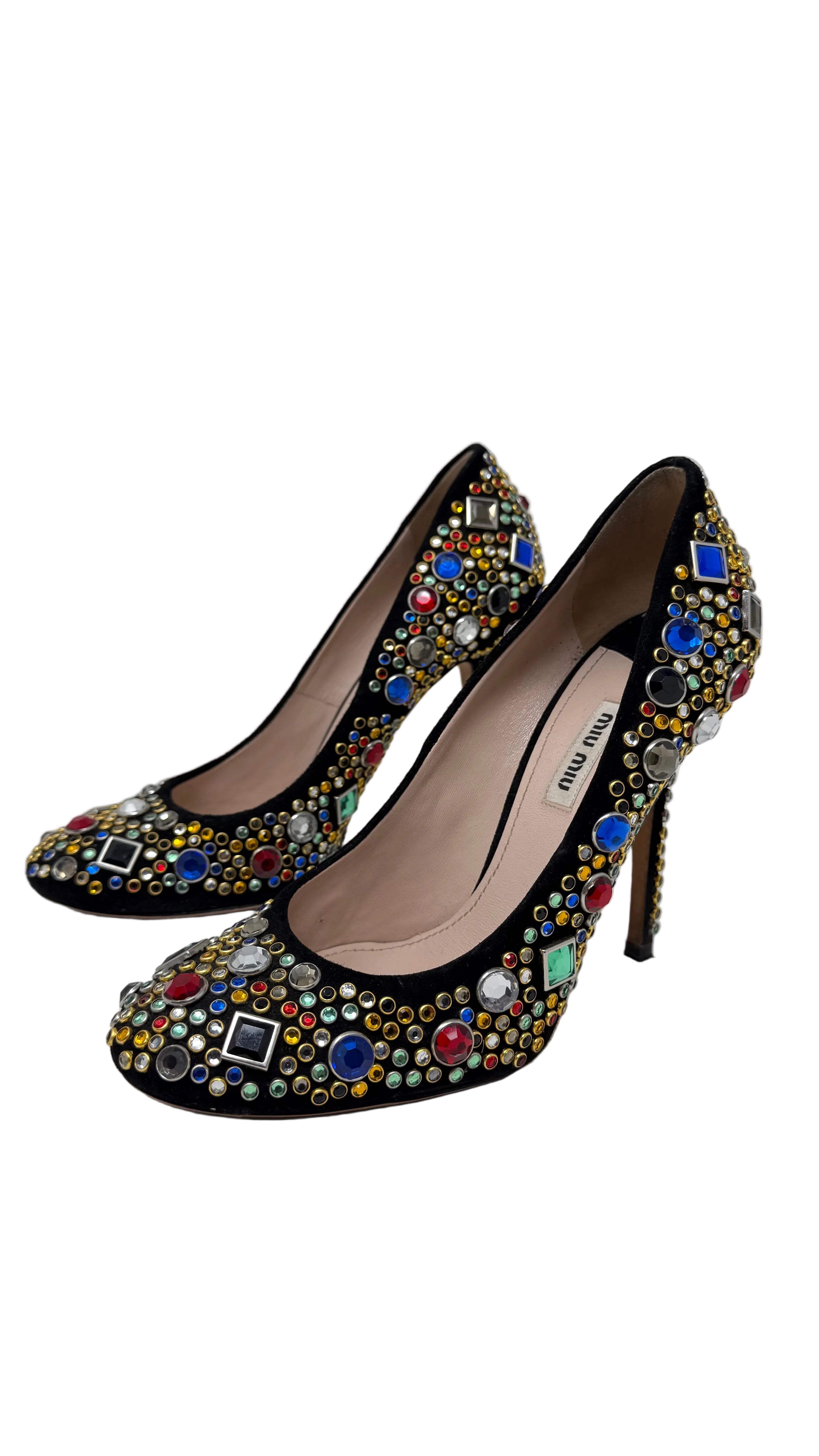 Miu Miu Tacones de lujo Multicolor