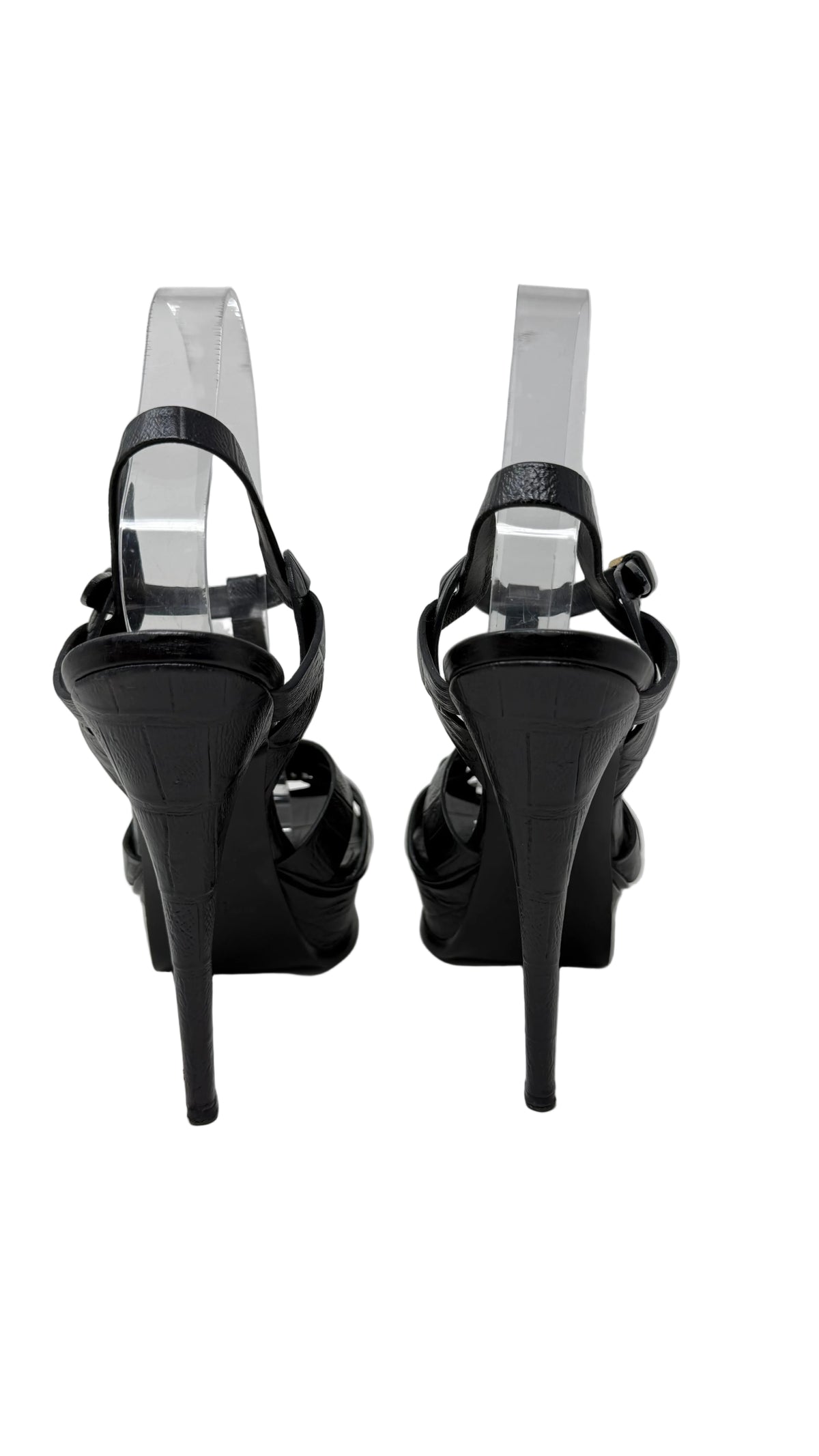 Yves Saint Laurent PRE OWNED Platform Sandal Black