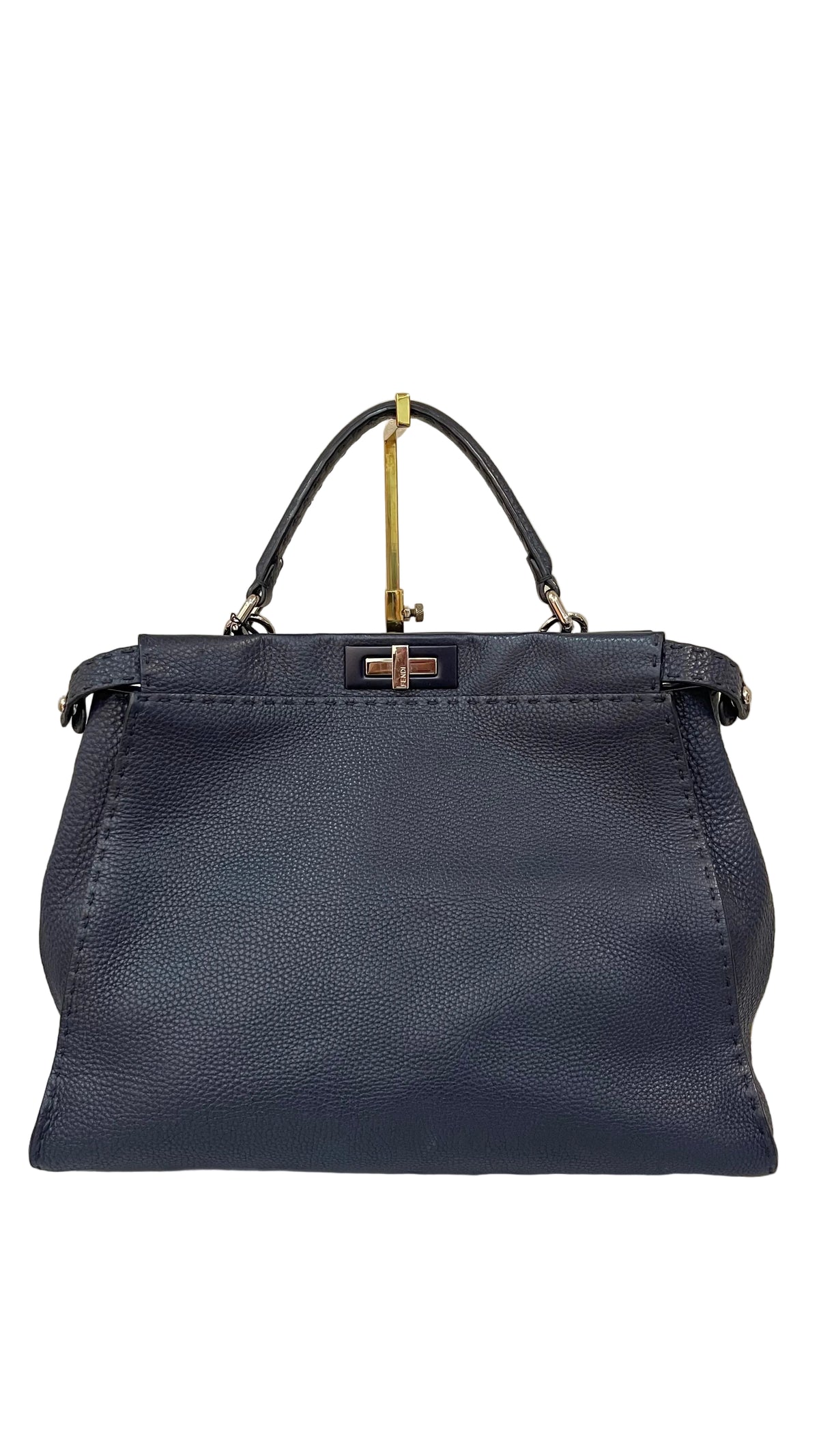Fendi Peekaboo Medium Blue Selleria – Pre-Owned