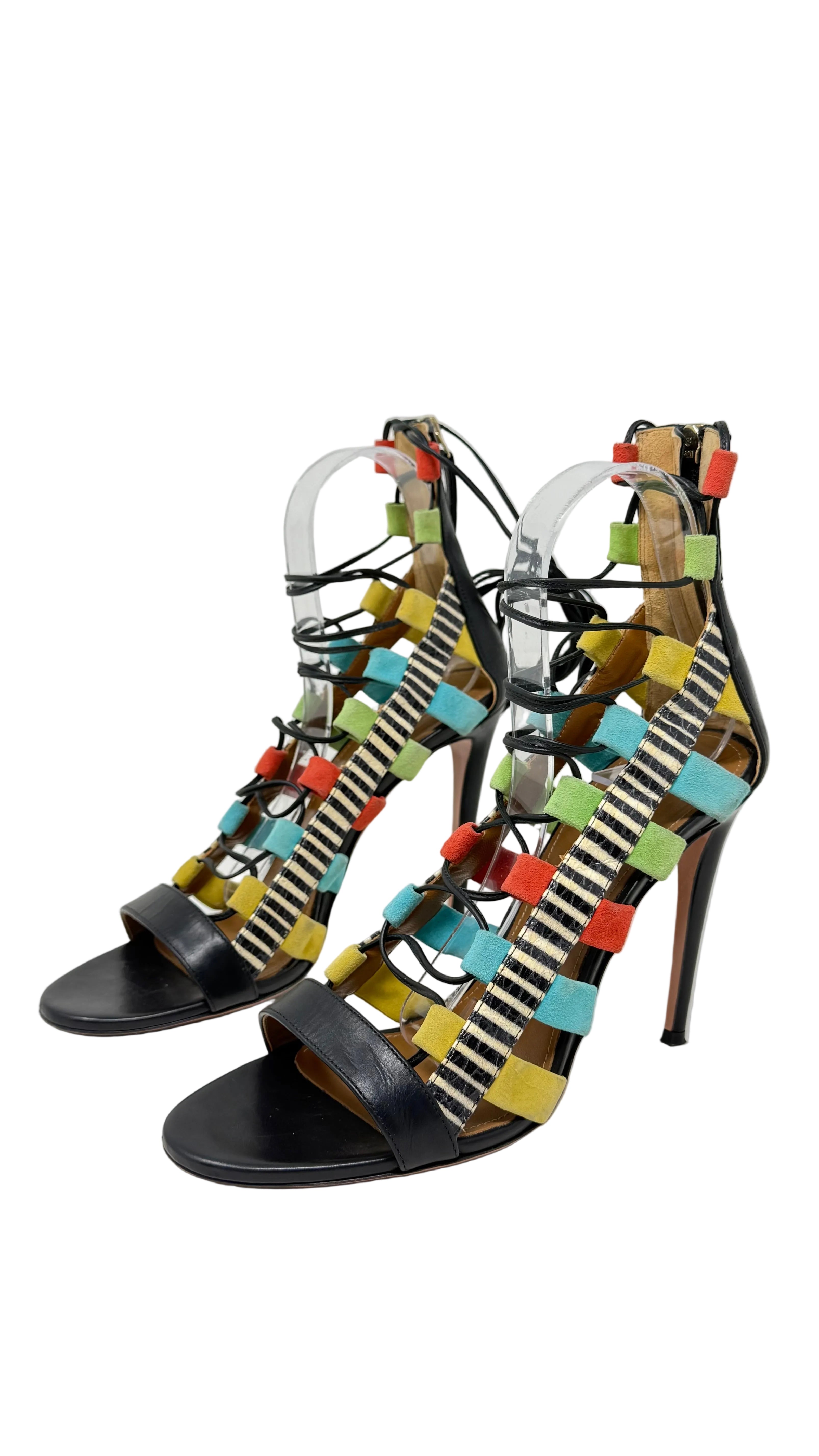 Aquazzura tacones multicolor