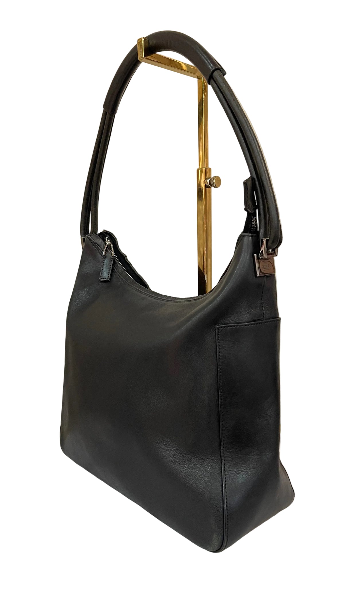 Gucci Hobo Bag Cuero Negro | Pre-Owned