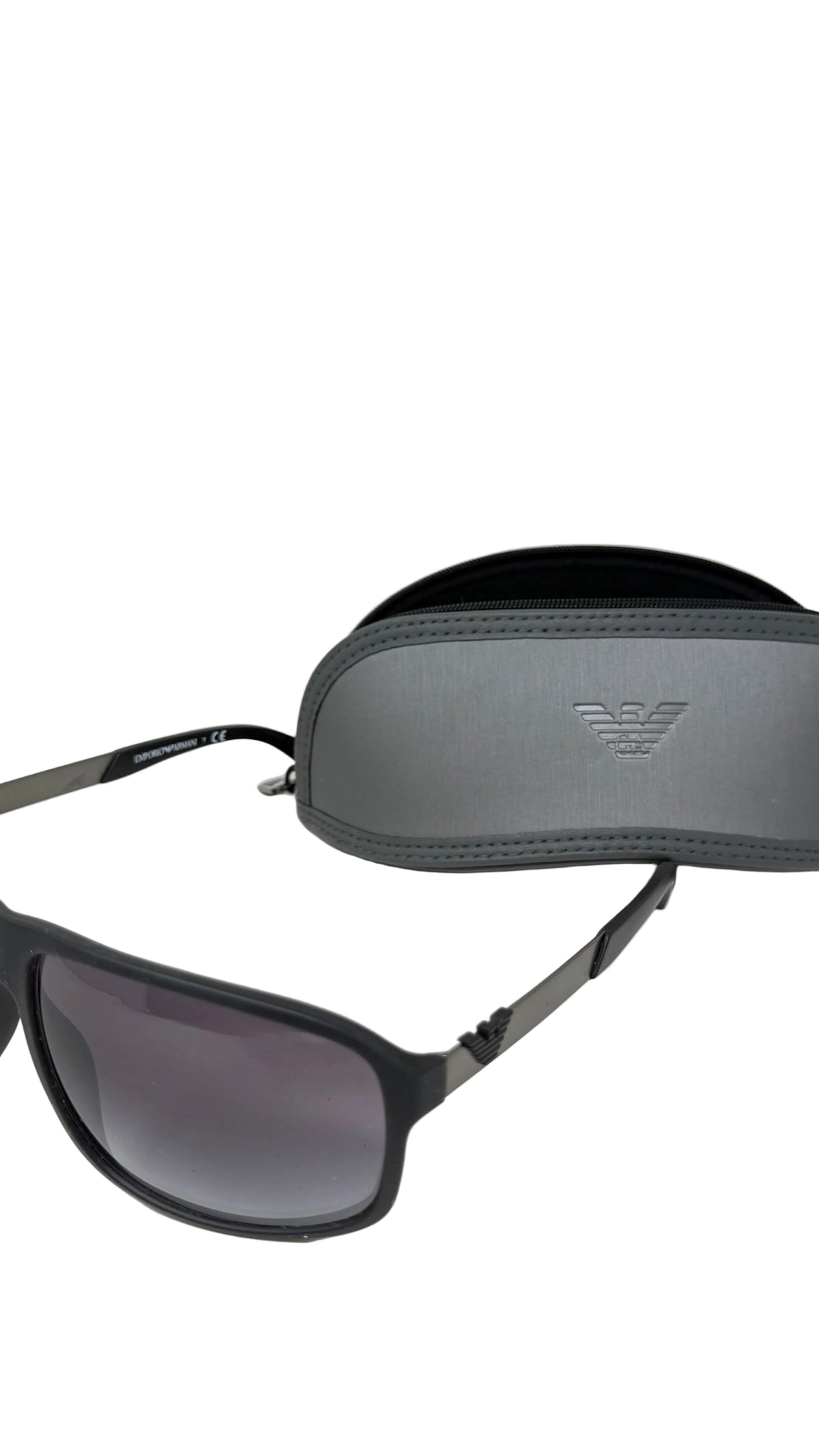 Emporio Armani PRE OWNED EA4029 Navigator Sunglasses Black