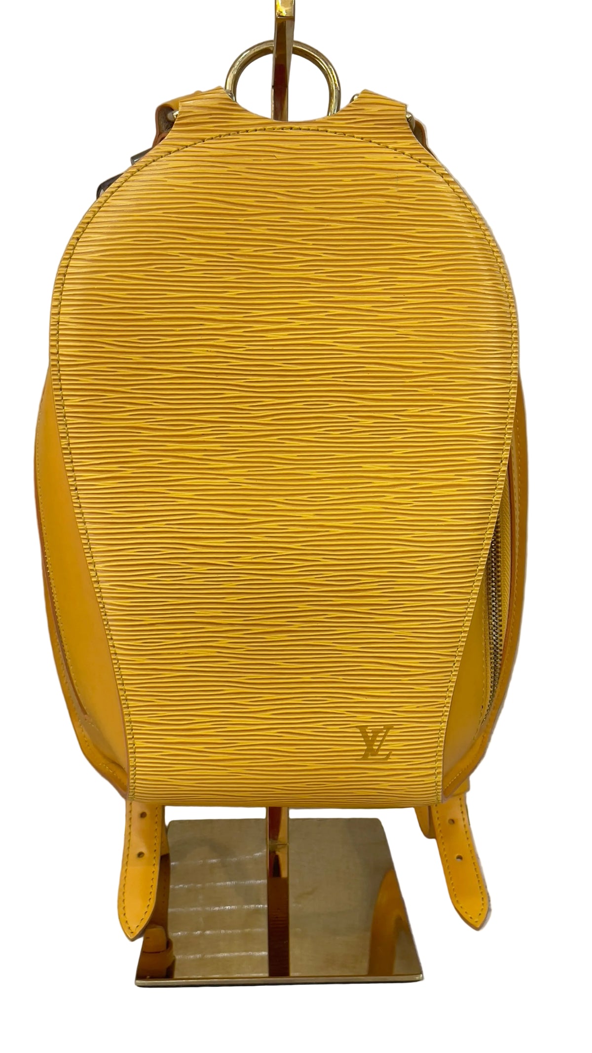 Louis Vuitton Mabillon Backpack Epi Leather Tassil Yellow PRE OWNED