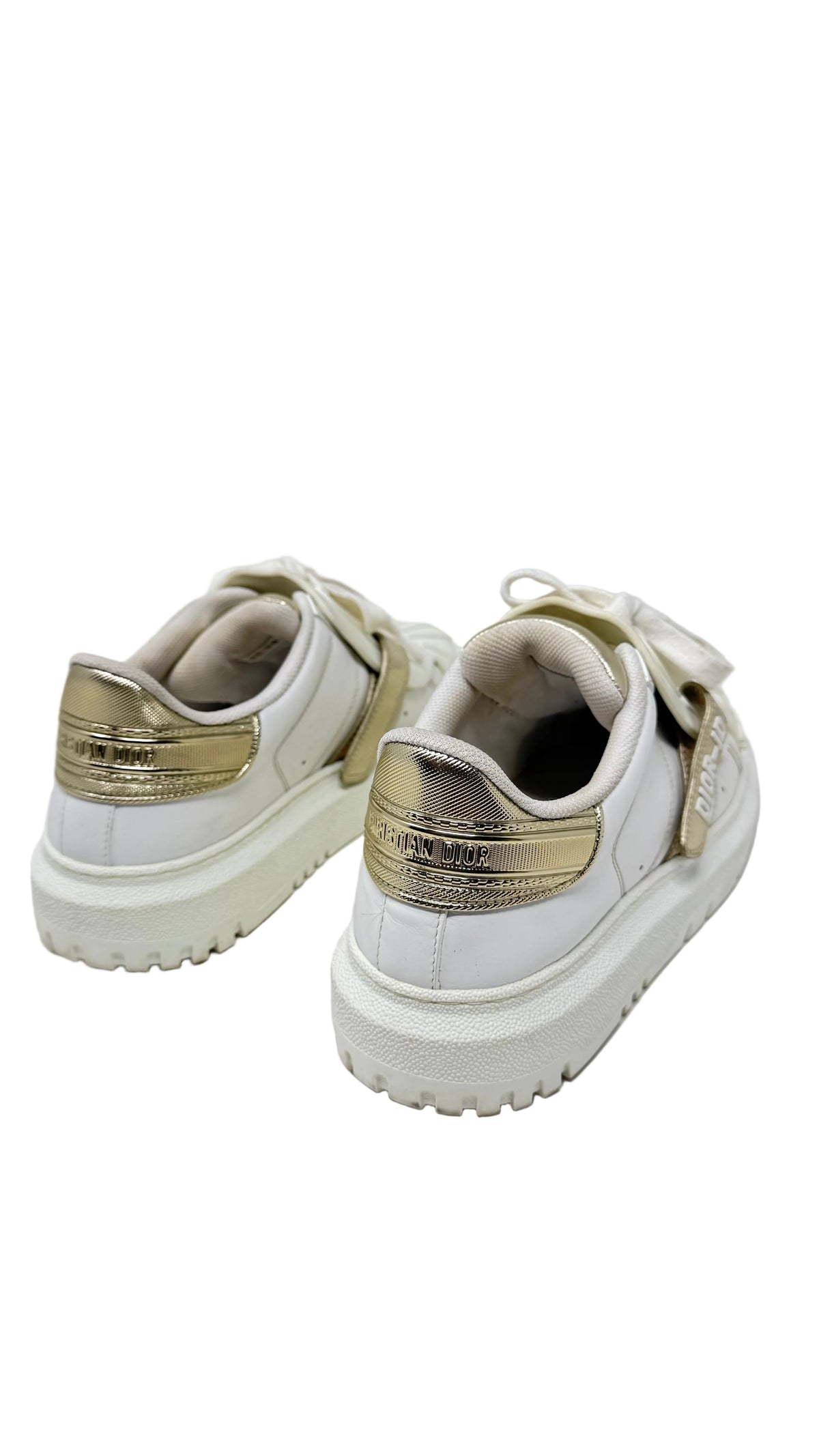 Dior-ID Sneakers PRE OWNED White Gold