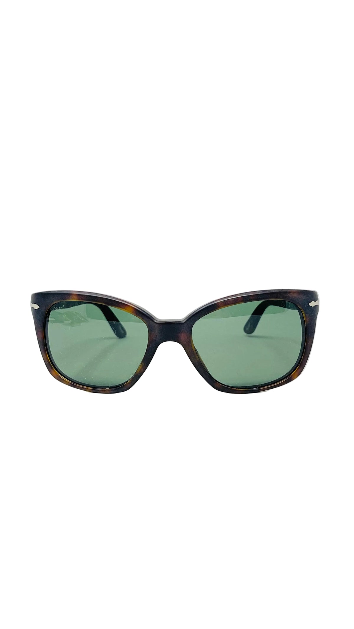 Persol Butterfly Tortoise Green Sunglasses PRE OWNED