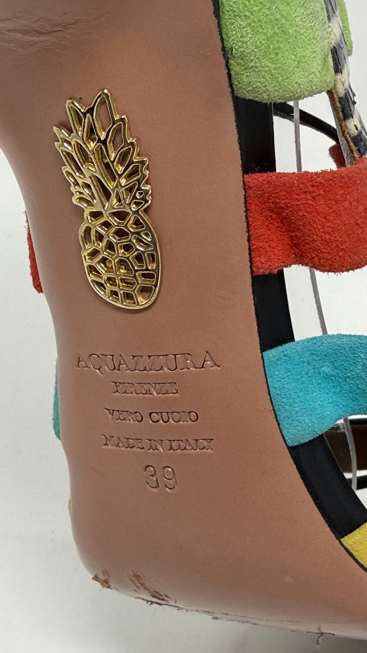 Aquazzura PRE OWNED tacones multicolor