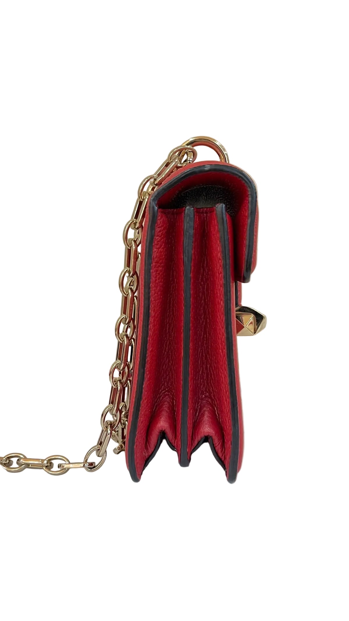 Valentino Garavani VLogo Signature Crossbody | Cuero Rojo | Made in Italy