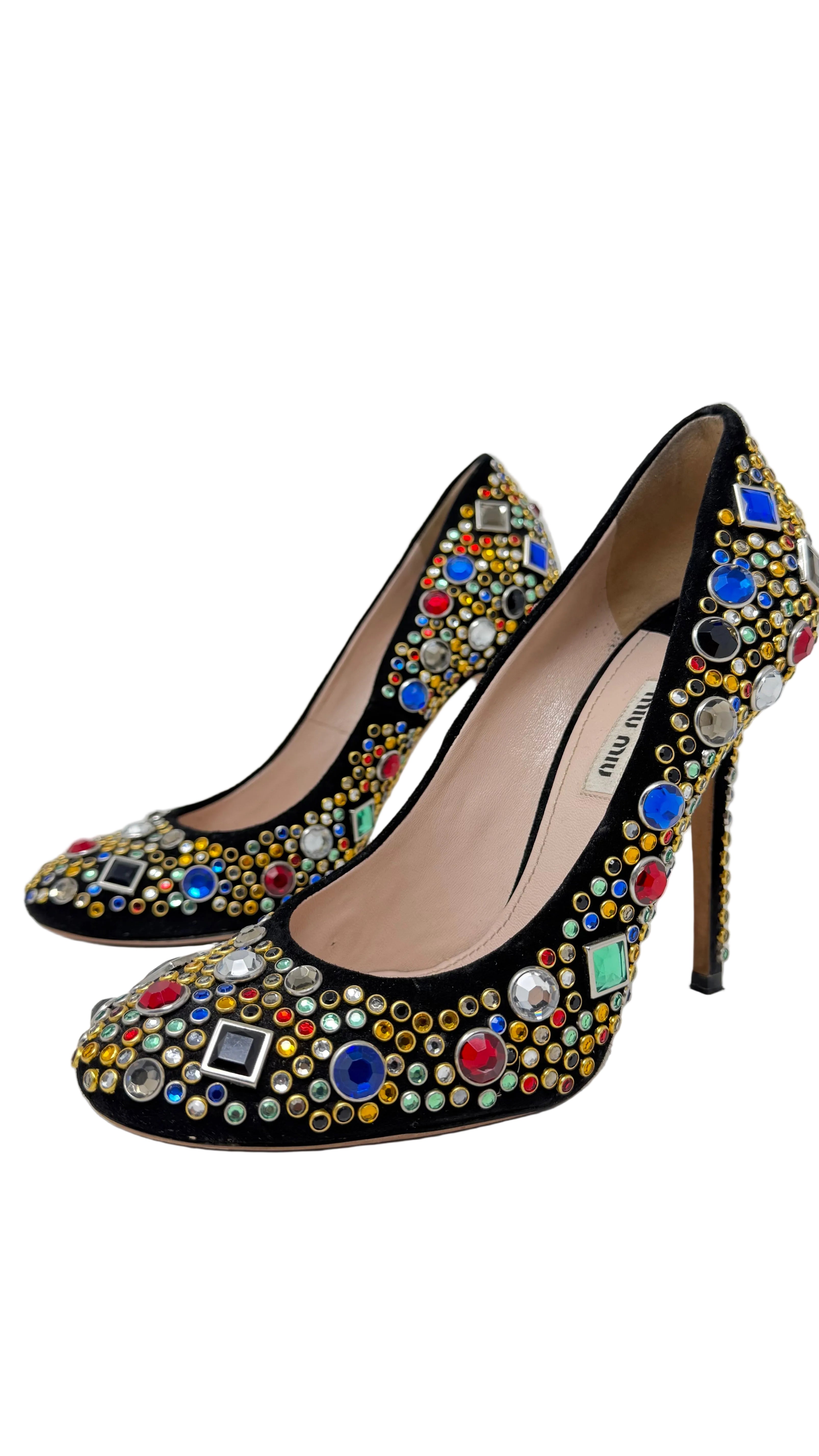 Miu Miu Tacones de lujo Multicolor