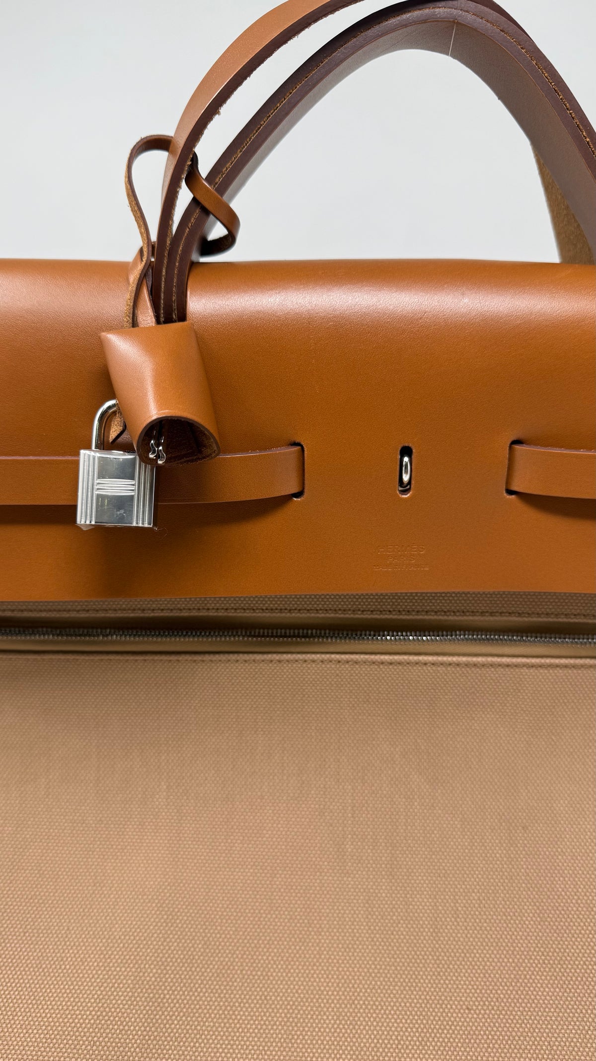 Hermès Herbag ZIP Cabine Chai/Fauve