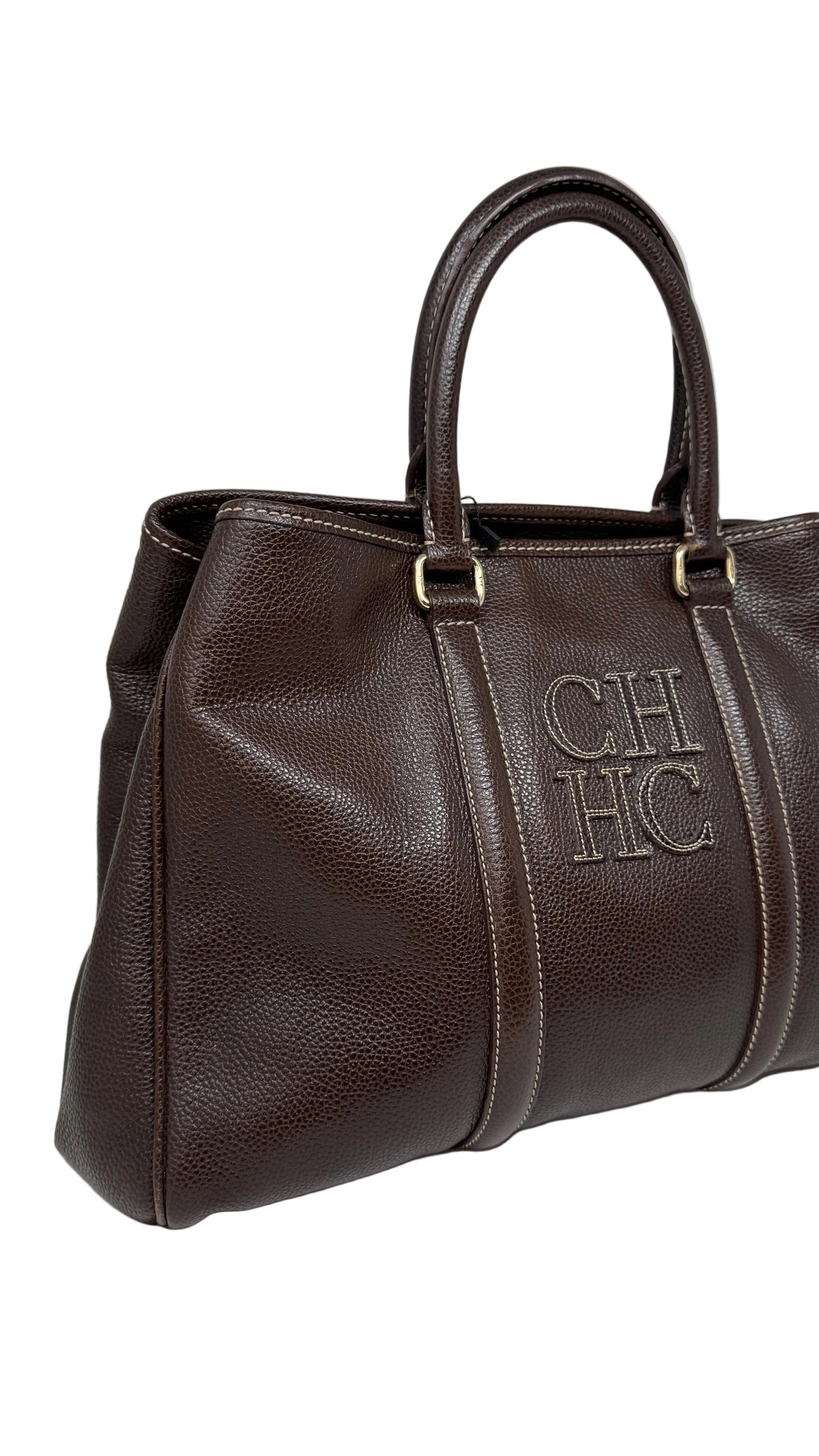 Carolina Herrera Preloved Tote Brown