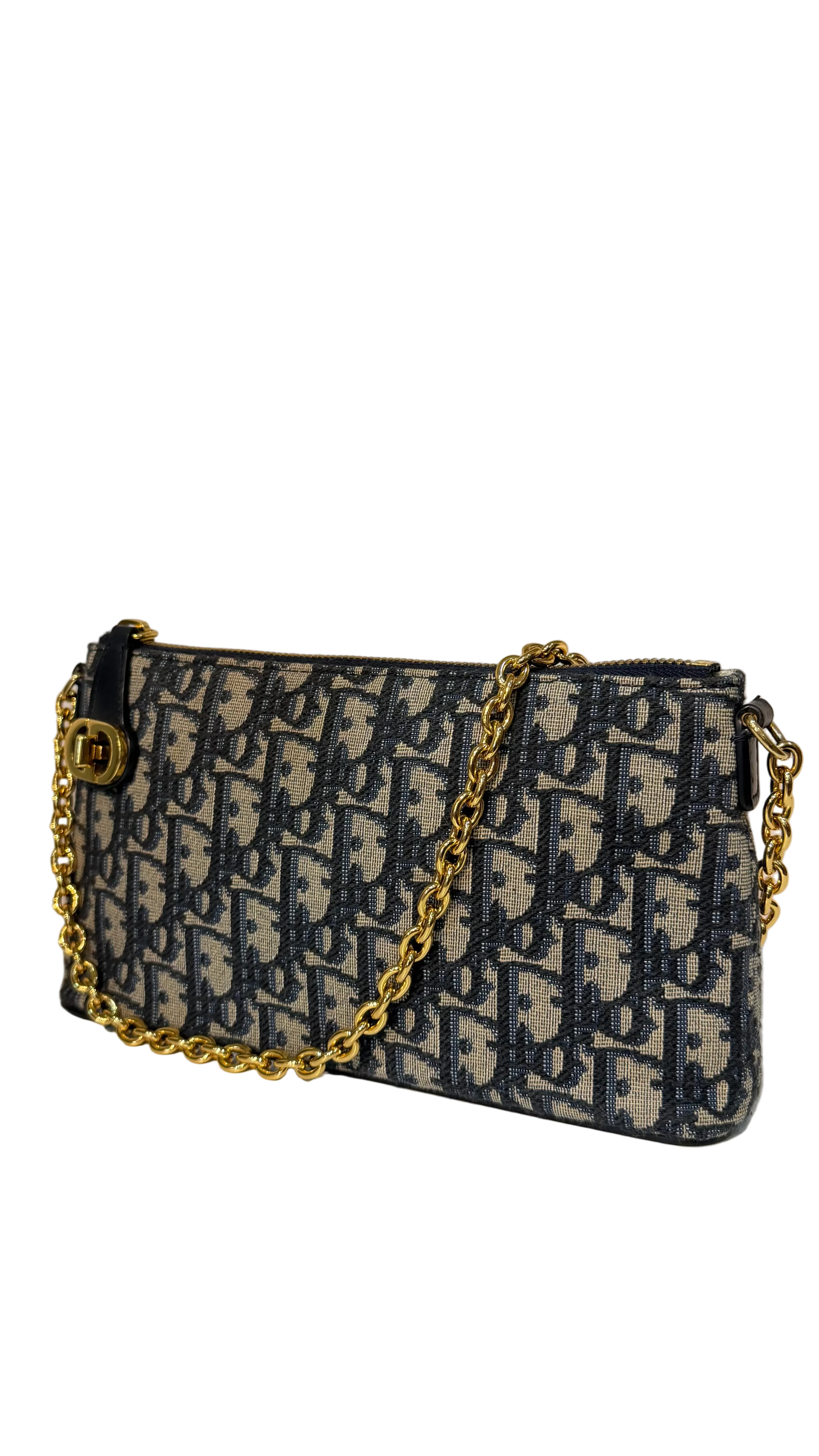 Christian Dior 30 Mountaigne Pouch w/ chain