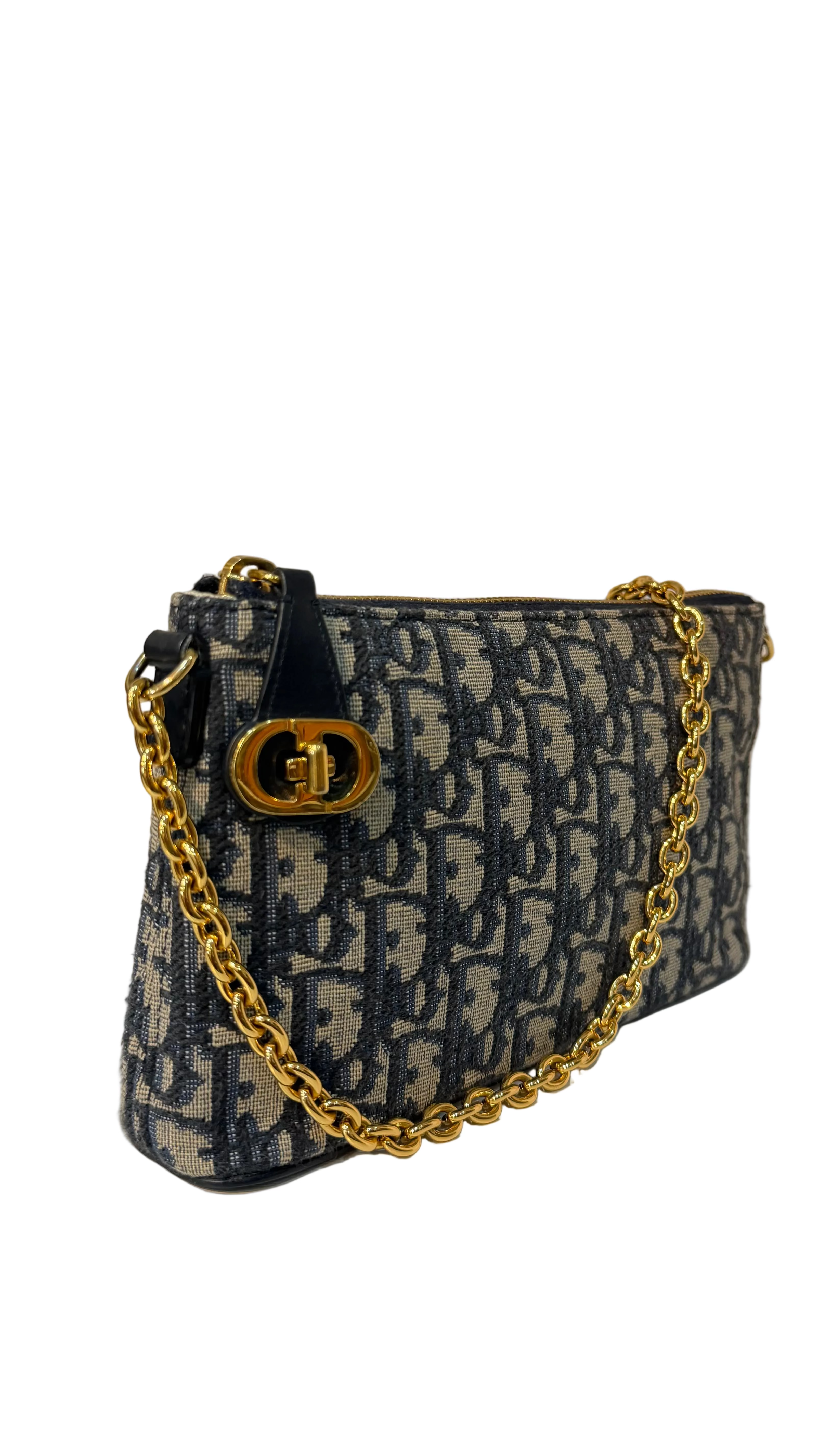 Christian Dior 30 Mountaigne Pouch w/ chain