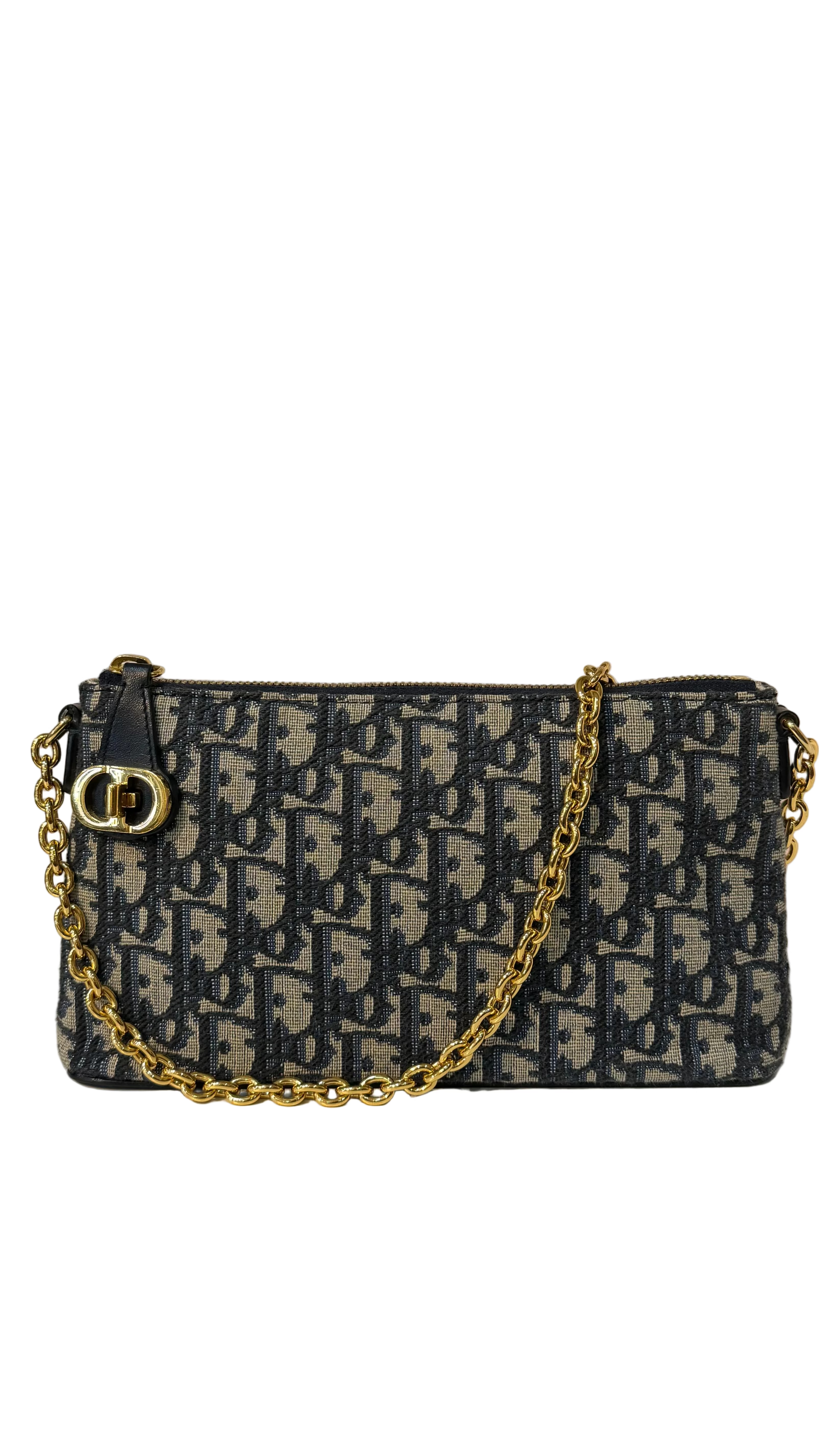 Christian Dior 30 Mountaigne Pouch w/ chain