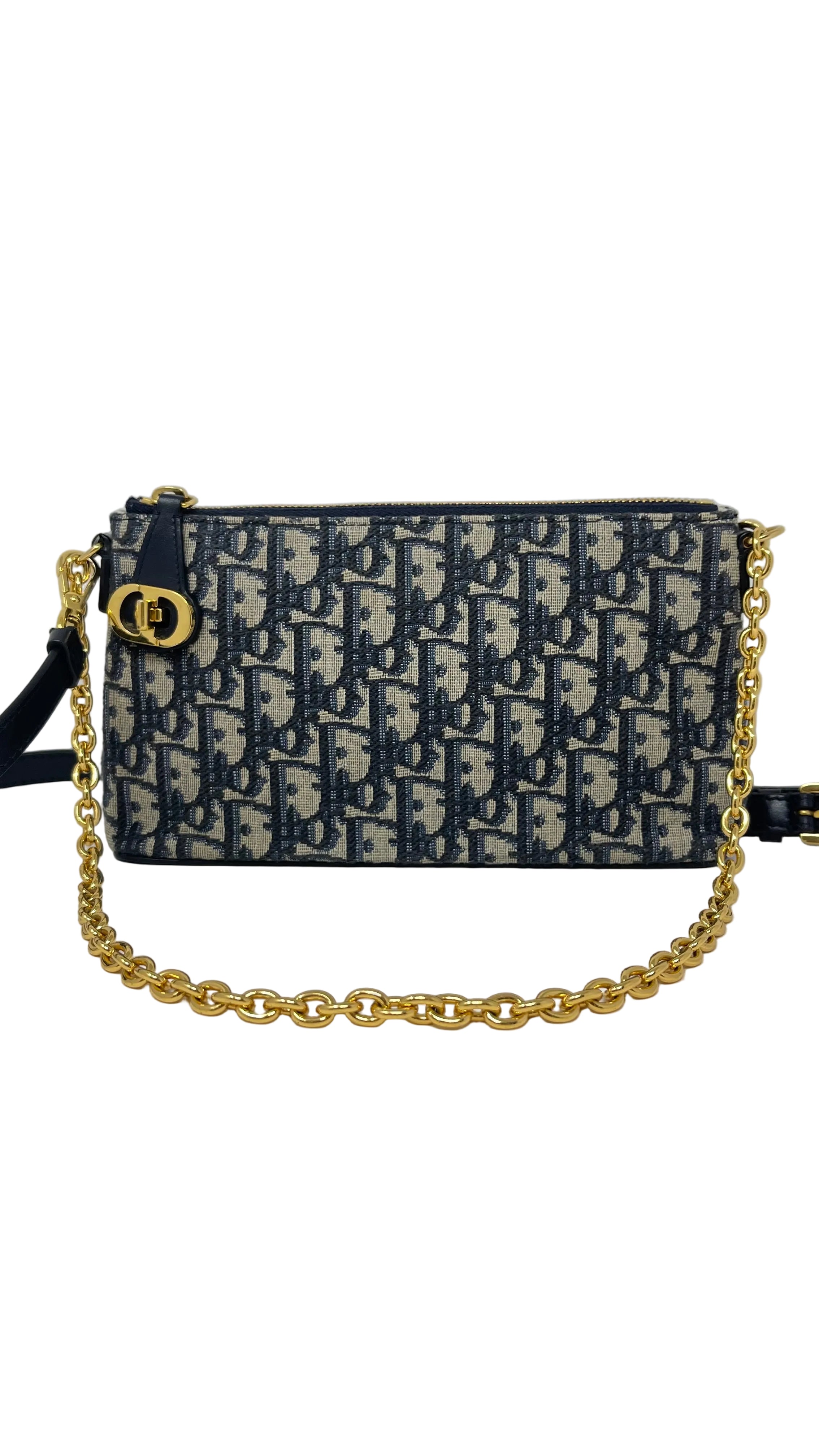 Christian Dior 30 Mountaigne Pouch w/ chain