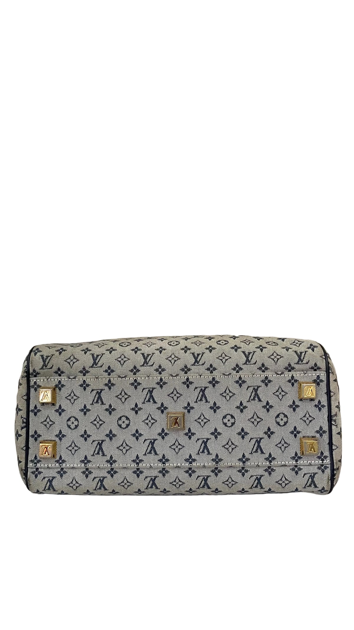 Louis Vuitton PRE OWNED Mini Lin Croisette Marine PM