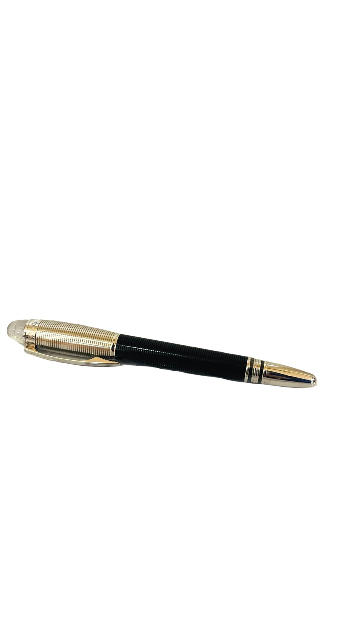 Mont Blanc StarWalker The Doué Rollerball Pen PRE OWNED Platinum-Plated Black Resin