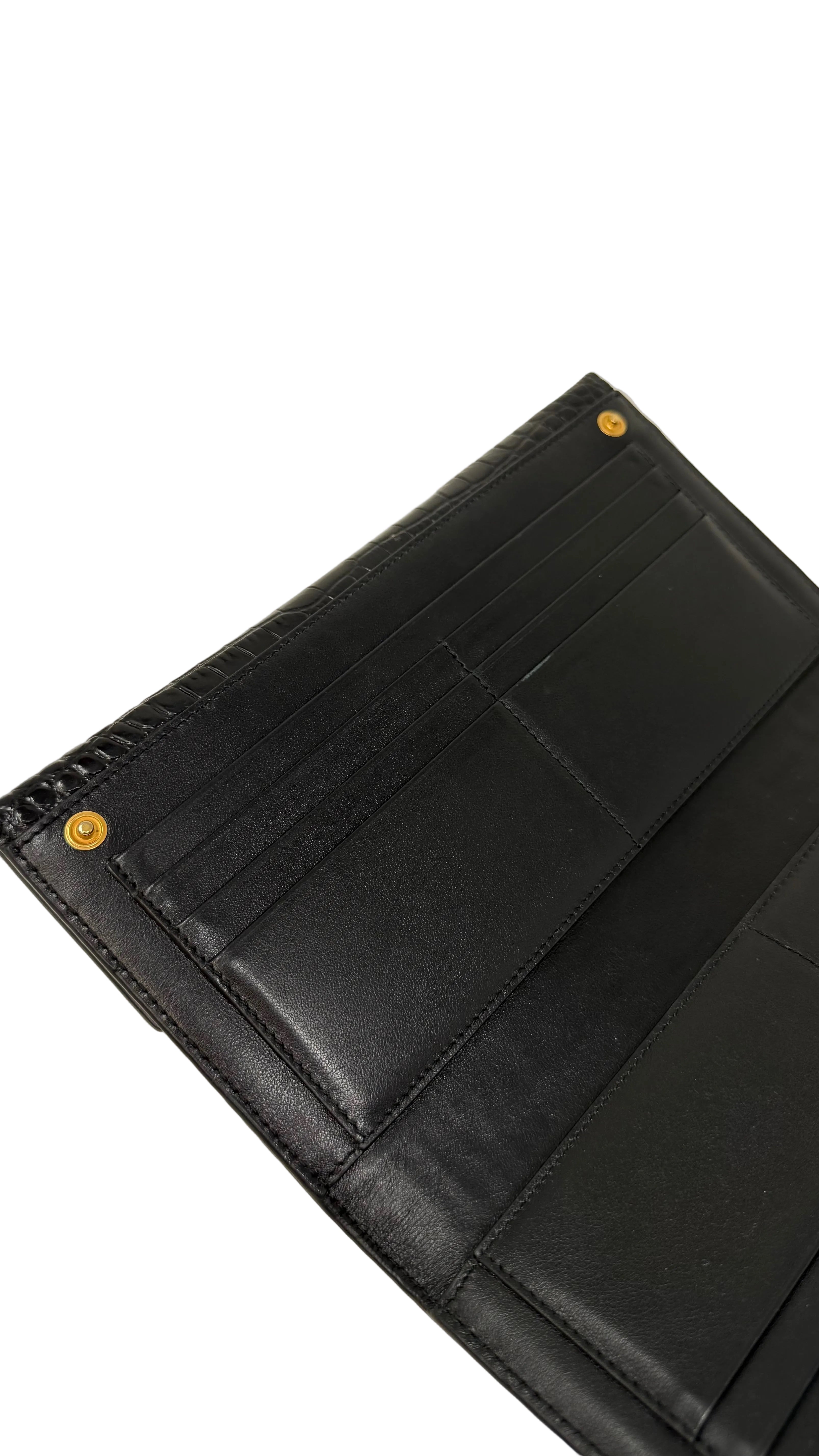 YSL Cassandre Wallet Patent Leather
