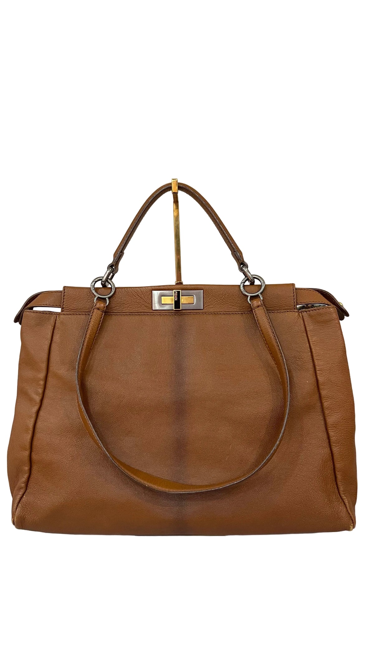 Fendi Peekaboo Large Pre-Owned – Edición Especial Interior Animal Print