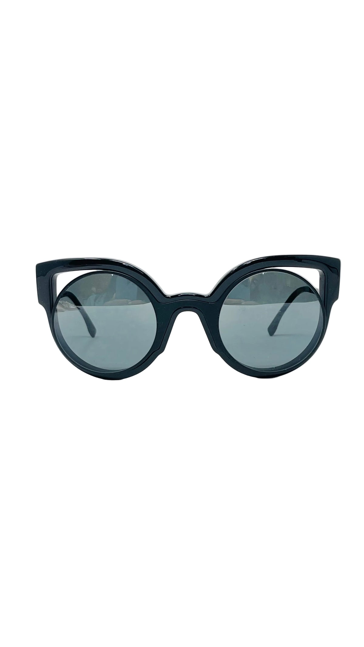 Fendi Sunglasses PRE OWNED  Acetate/Metal Cutout Oversized FF 0137/S
