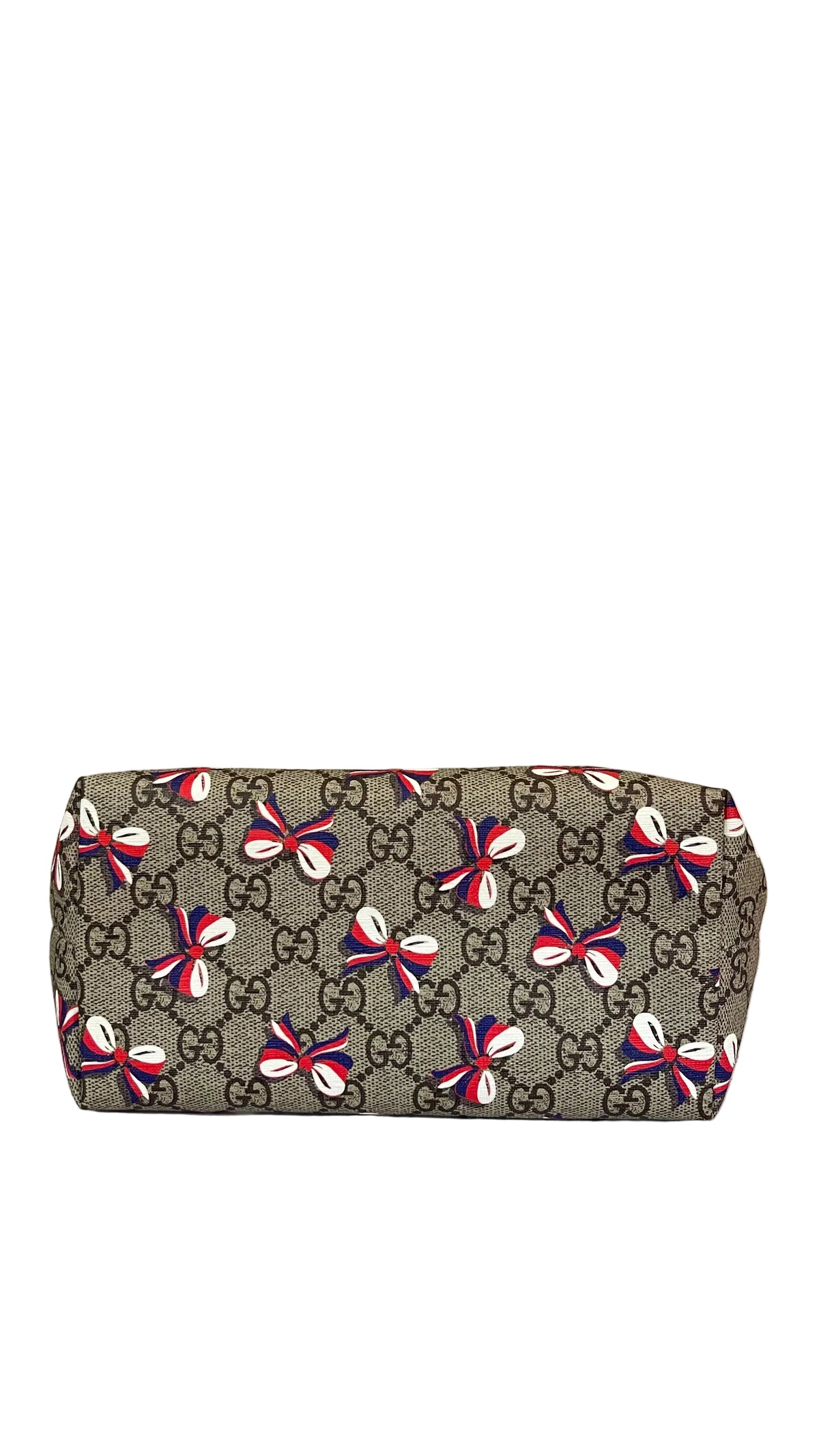 Gucci PRE OWNED Children's Mini Tote GG Supreme Bow Print