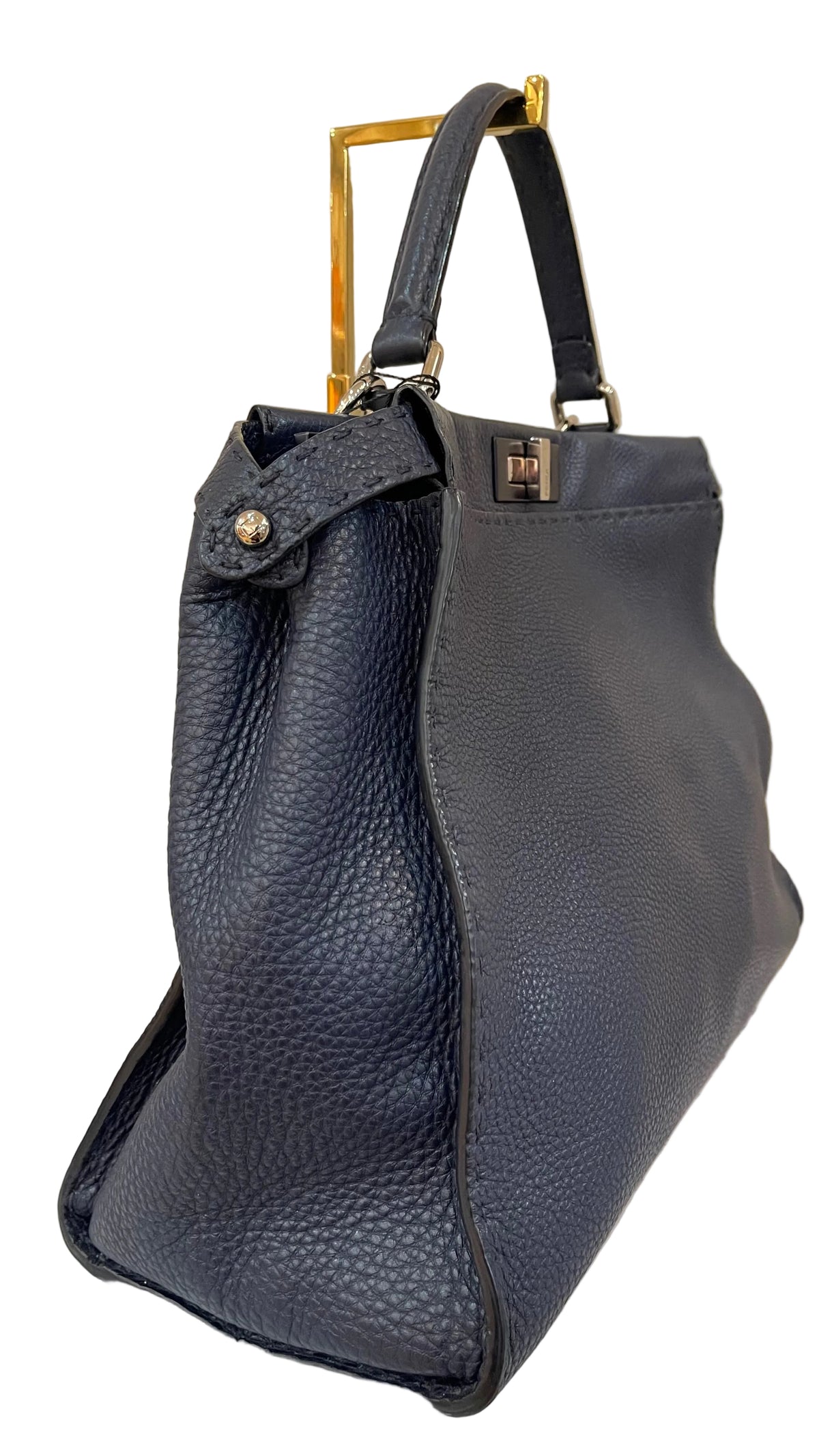 Fendi Peekaboo Medium Blue Selleria – Pre-Owned